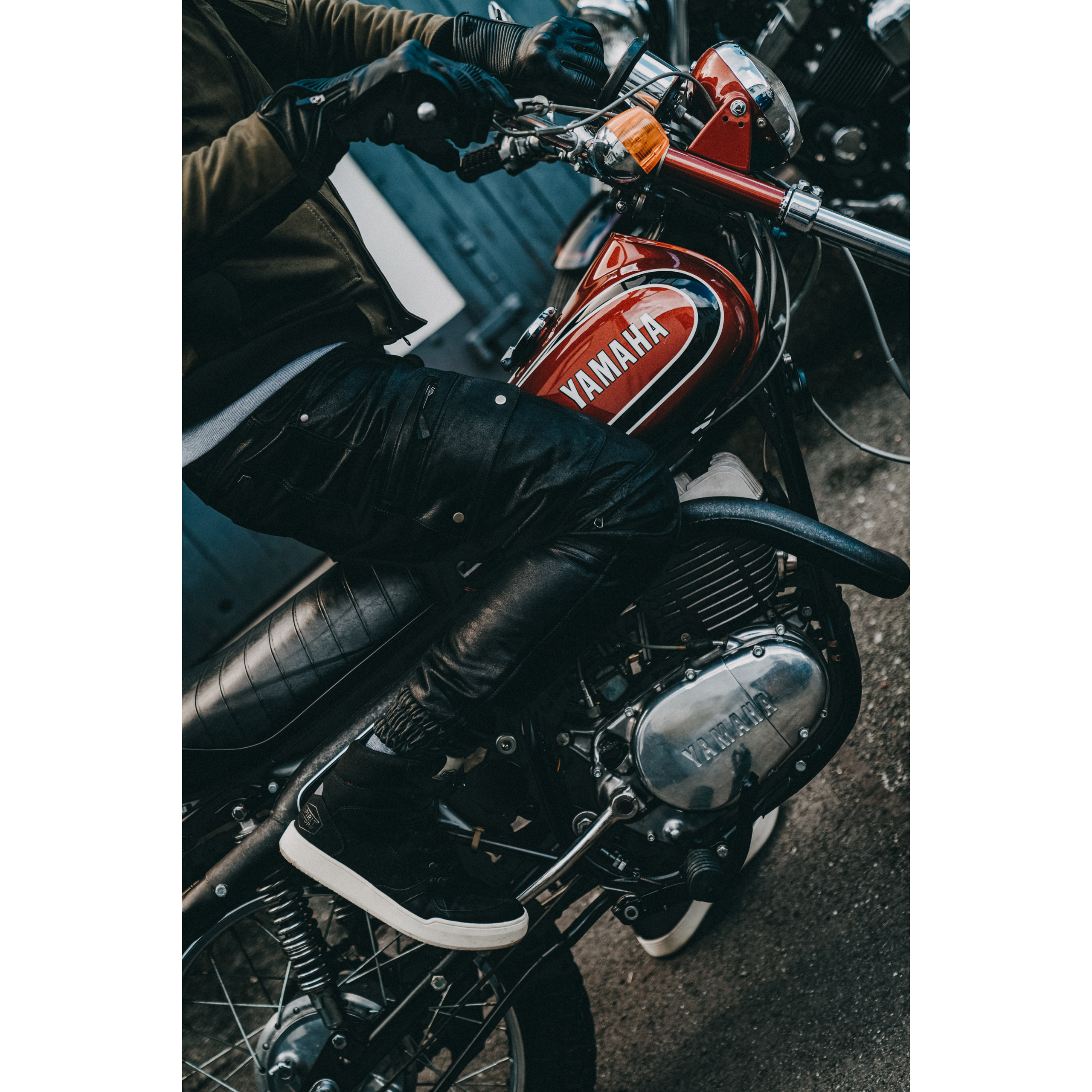 Spirit Motors-Crazy Conner Lederhose schwarz M-1109741012001009