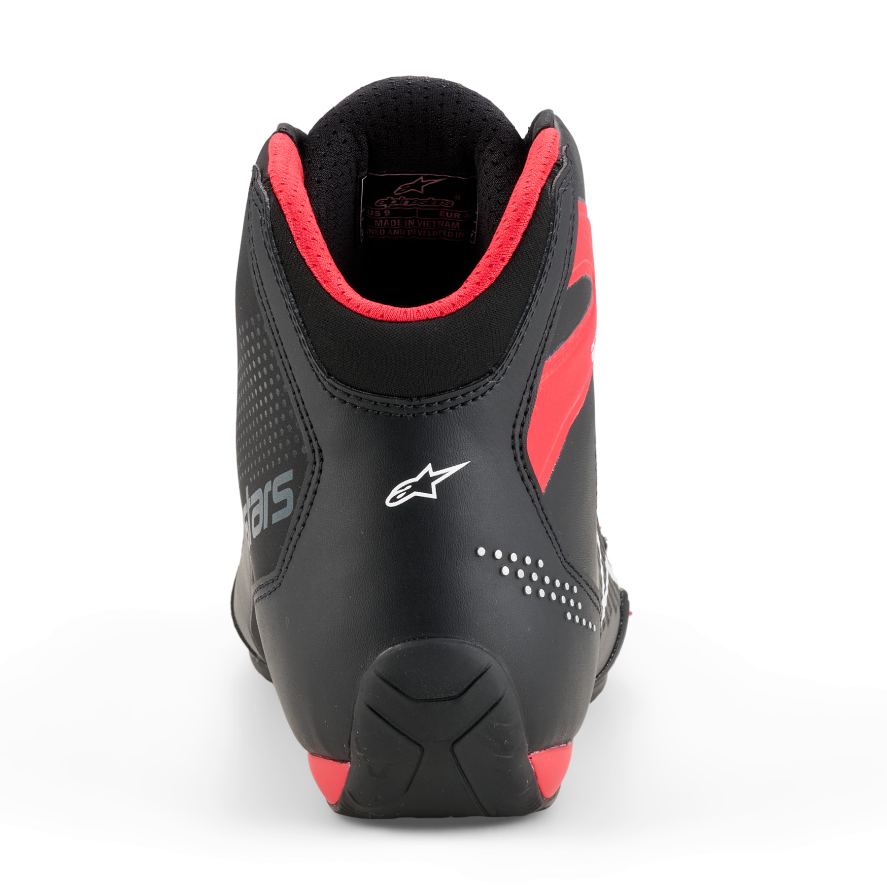Alpinestars-Celer Riding Schuh schwarz/leuchtrot-0001709999127