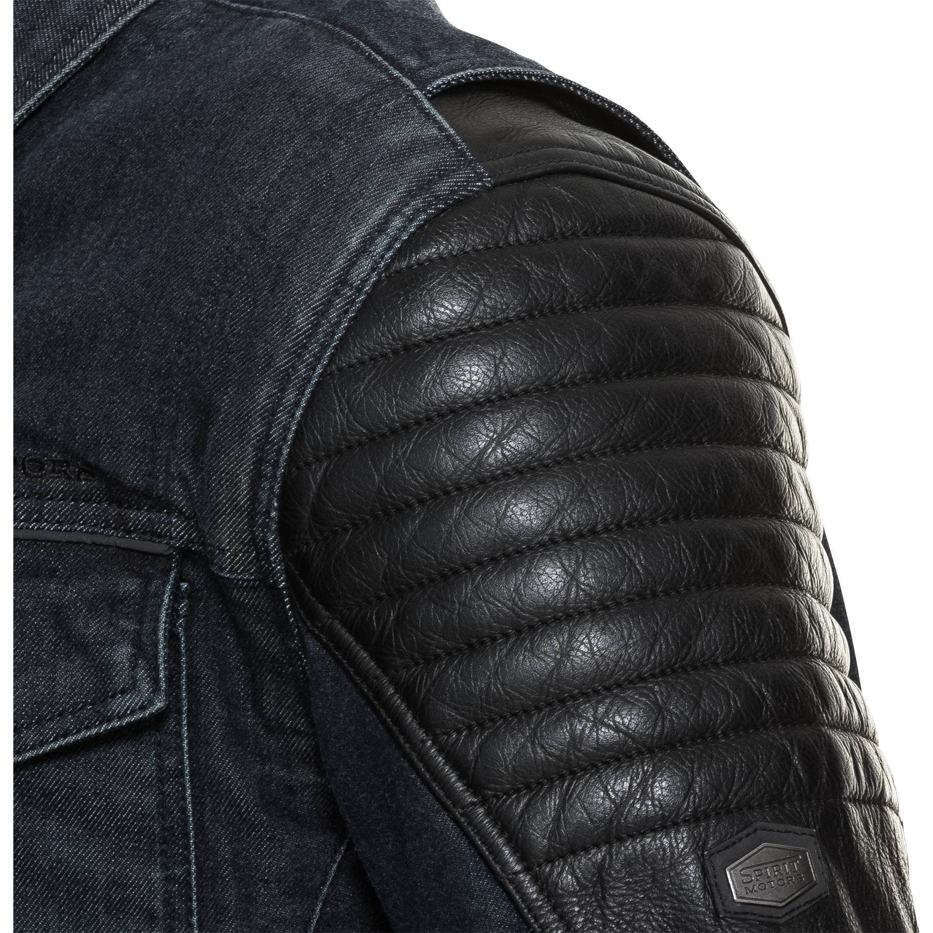 Spirit Motors-Leder-/Textiljacke 1.0 schwarz/blau L-1005811999006010