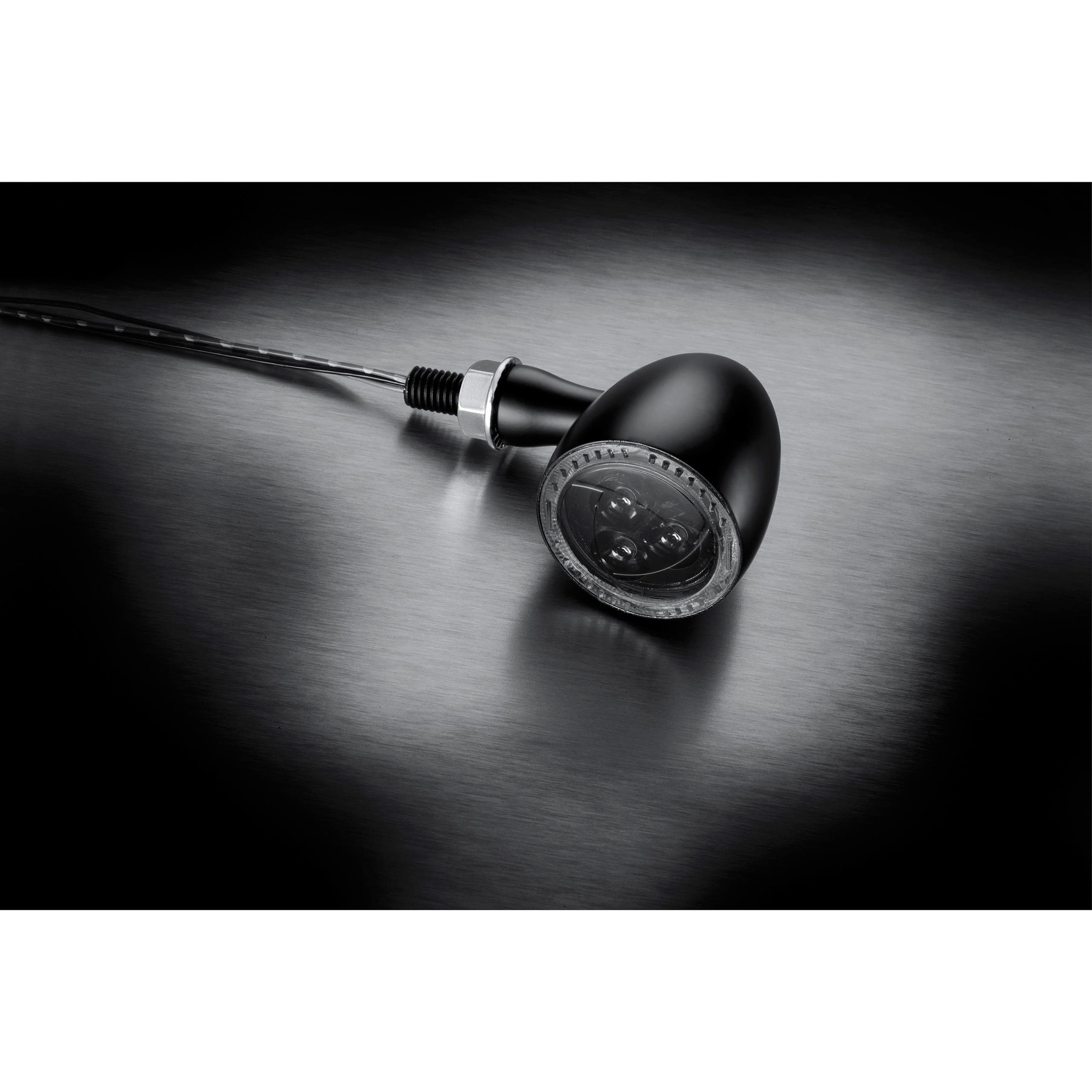 Kellermann-LED Metall Blinker M8 Bullet 1000® Dark Ø39mm-5730781020000020