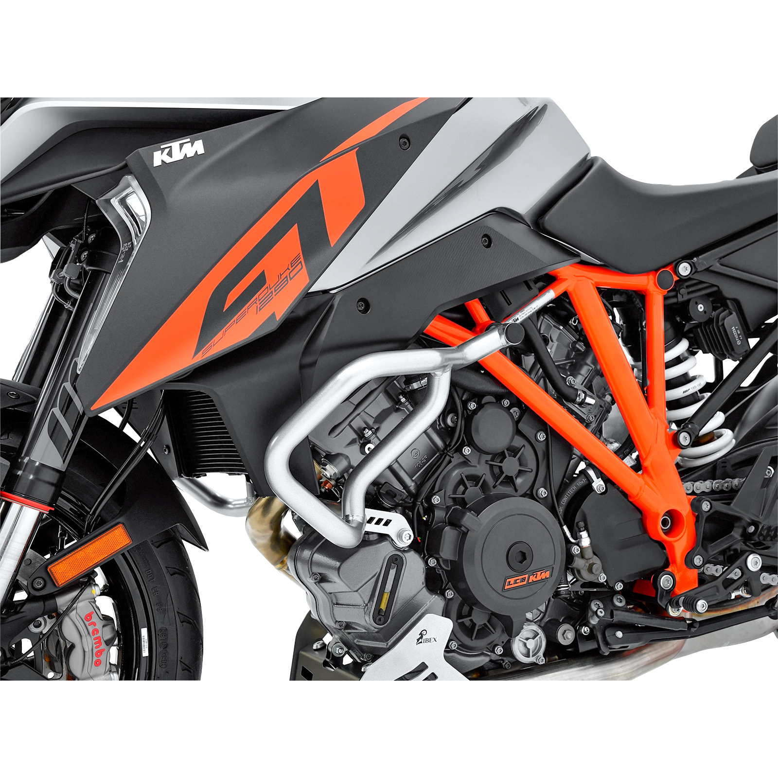 Zieger Sturzbügel silber für KTM Superduke R/GT 1290 - Motorradteile & Ersatzteile - Anbauteile