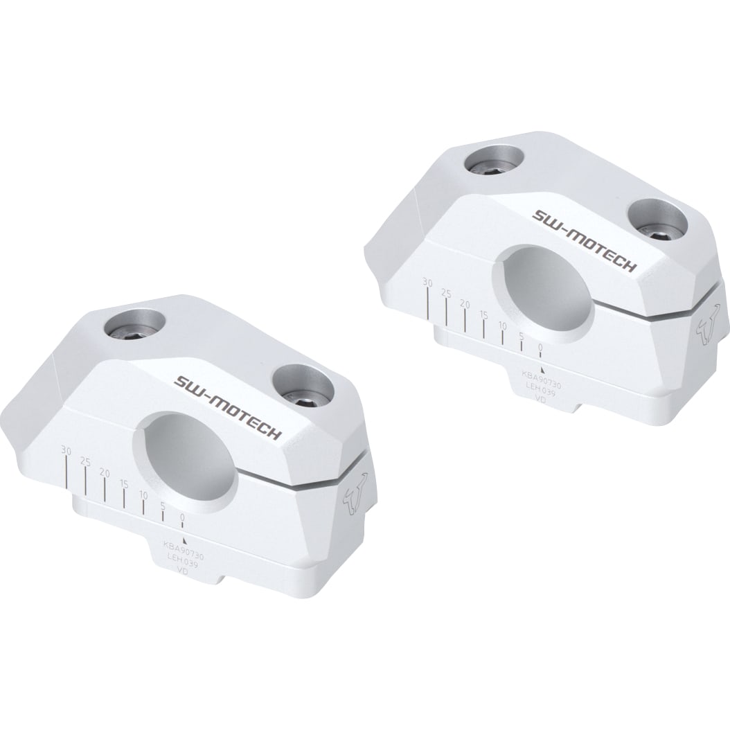 SW-MOTECH Lenkerverlegung variabel silber für BMW F 750/800 GS - Motorradteile & Ersatzteile - Lenker, Griffe & Hebel