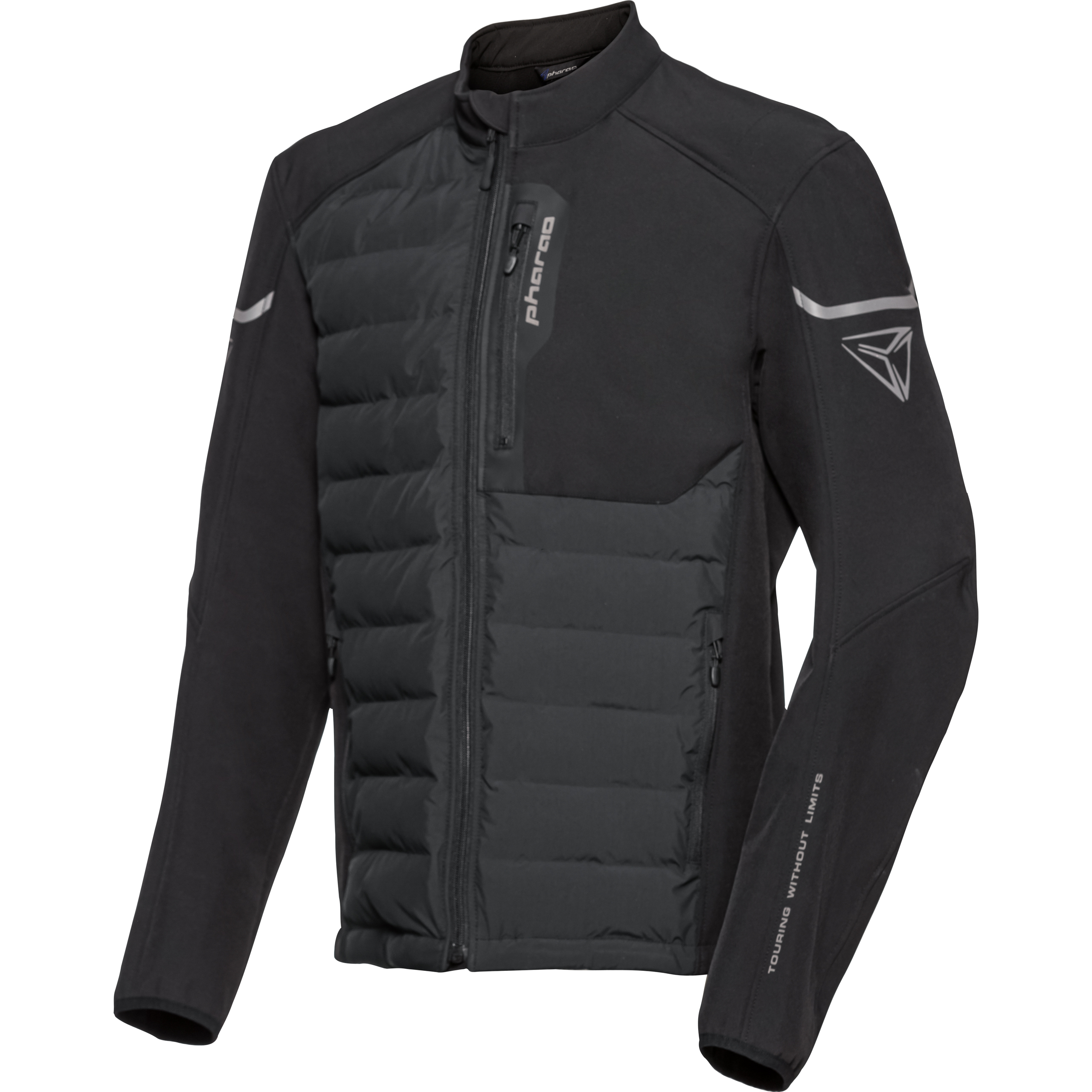 Pharao-Treton Hybrid WP Textiljacke schwarz L-2016731999001010