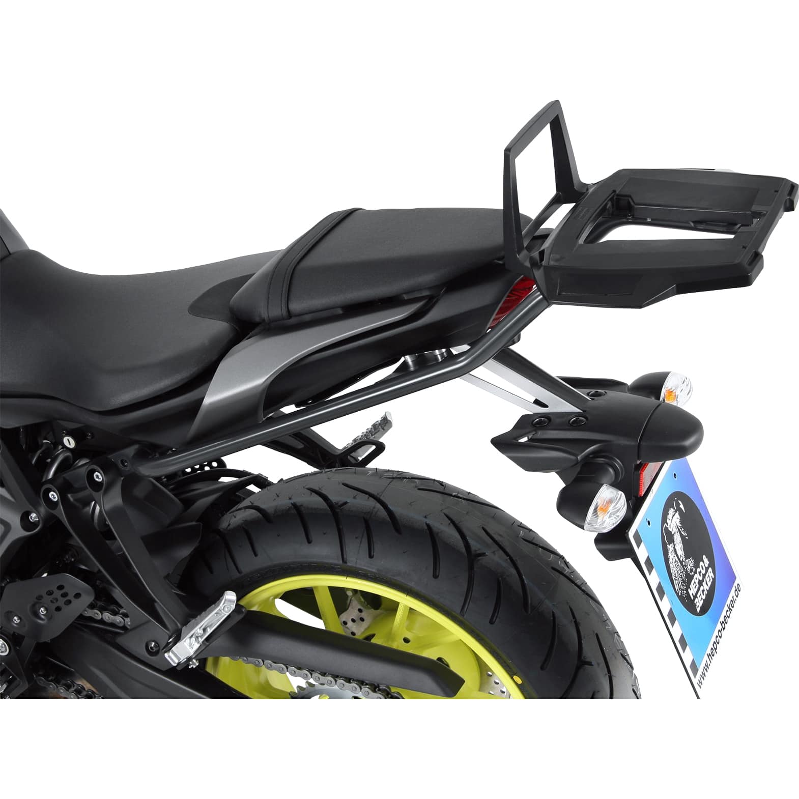 Hepco & Becker Gepäckbrücke Alurack anthrazit für Yamaha MT-07 2021-2024 - Motorradzubehör - Motorradgepäck