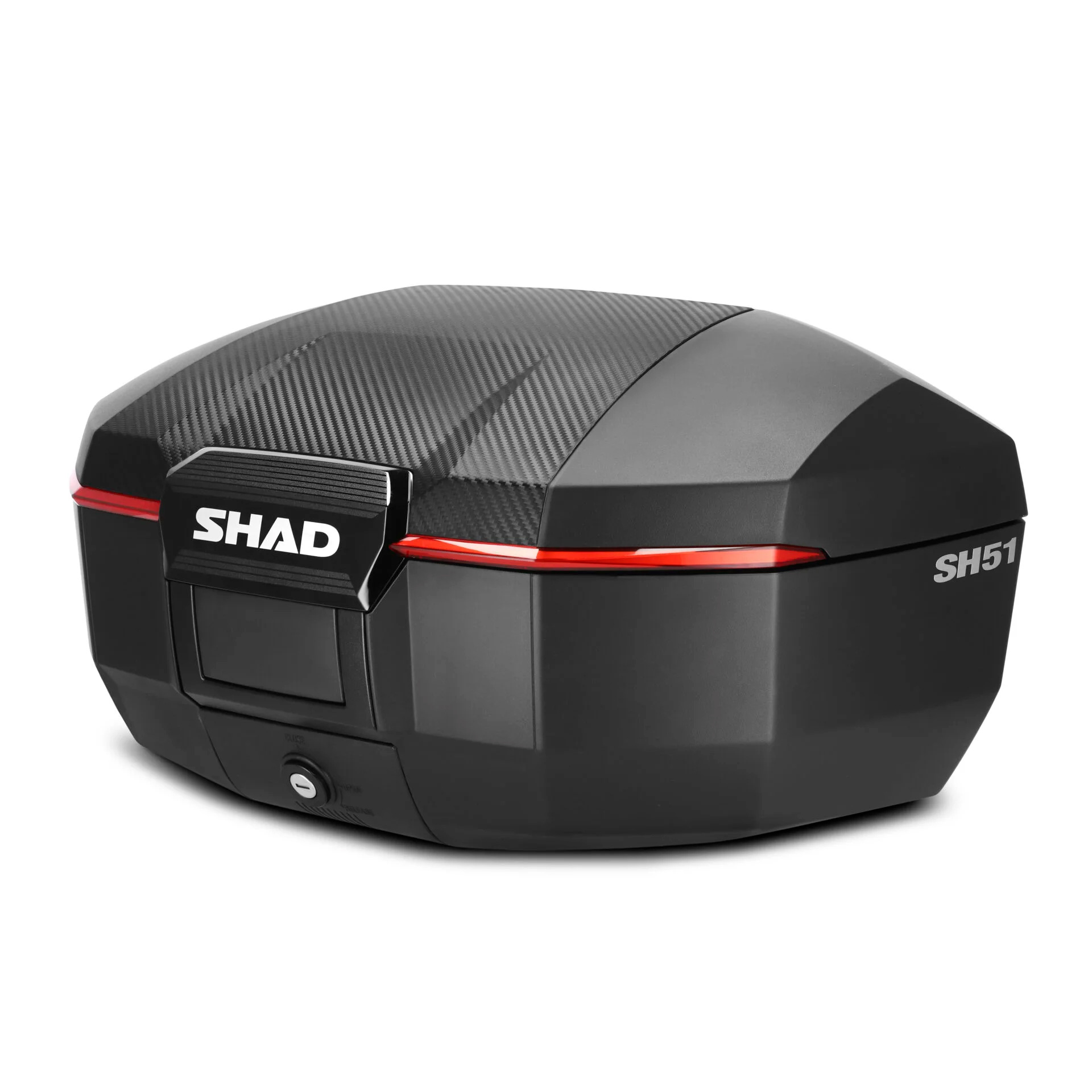 Shad Topcase SH51 schwarz/Carbon - Motorradzubehör - Motorradgepäck