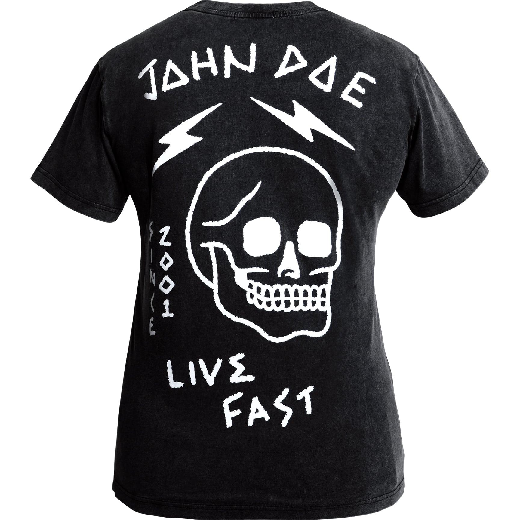 John Doe-T-Shirt Damen Live Fast Skull Fade Out schwarz-8021301999001