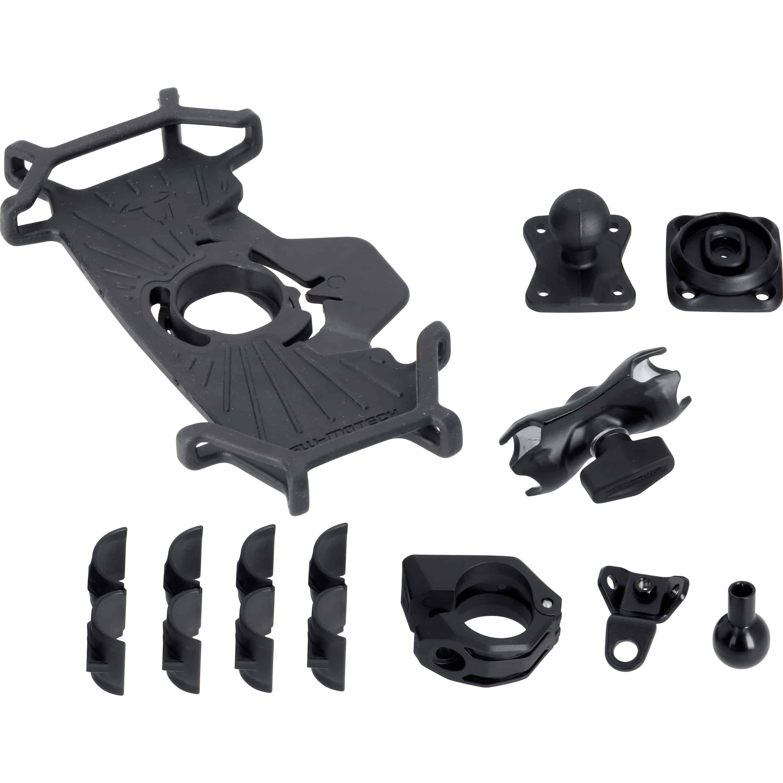SW-MOTECH Universal Montagekit mit T-Lock Smartphonehalter groß - Motorradzubehör - Multimedia