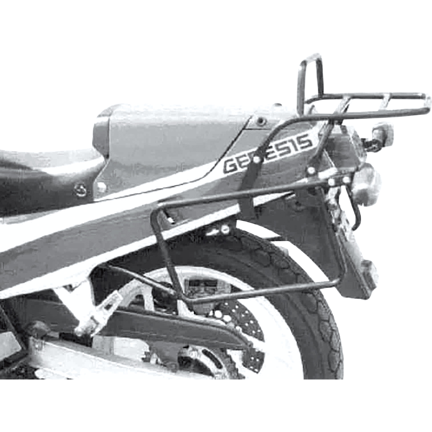 Hepco & Becker Komplett-Kofferträger schwarz für Yamaha FZ 750 - Motorradzubehör - Motorradgepäck