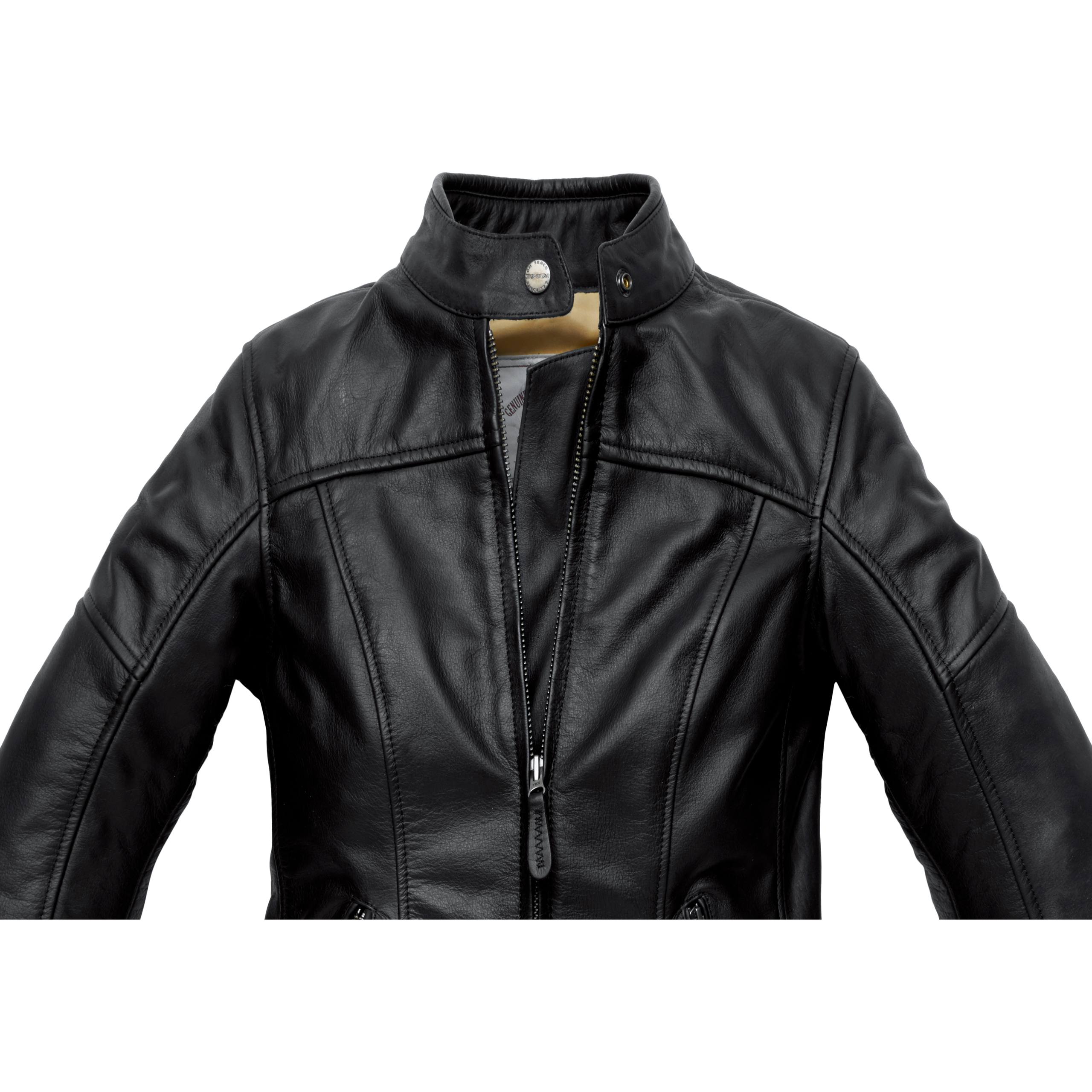 SPIDI-Rock Damen Lederjacke schwarz 42 (IT 48)-1006291999001408