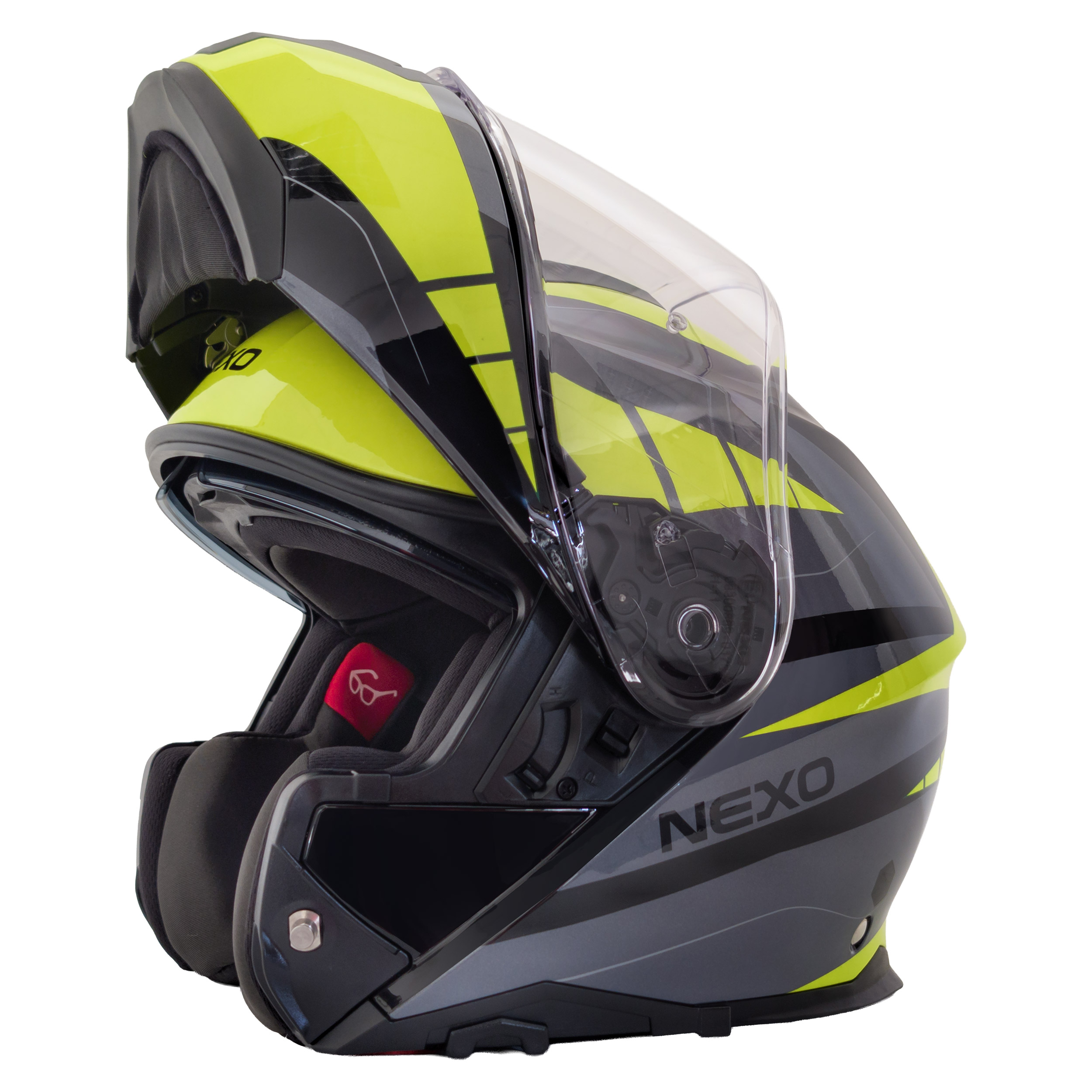 Nexo-Klapphelm Comfort II Gelb Dekor #26-4701291999065