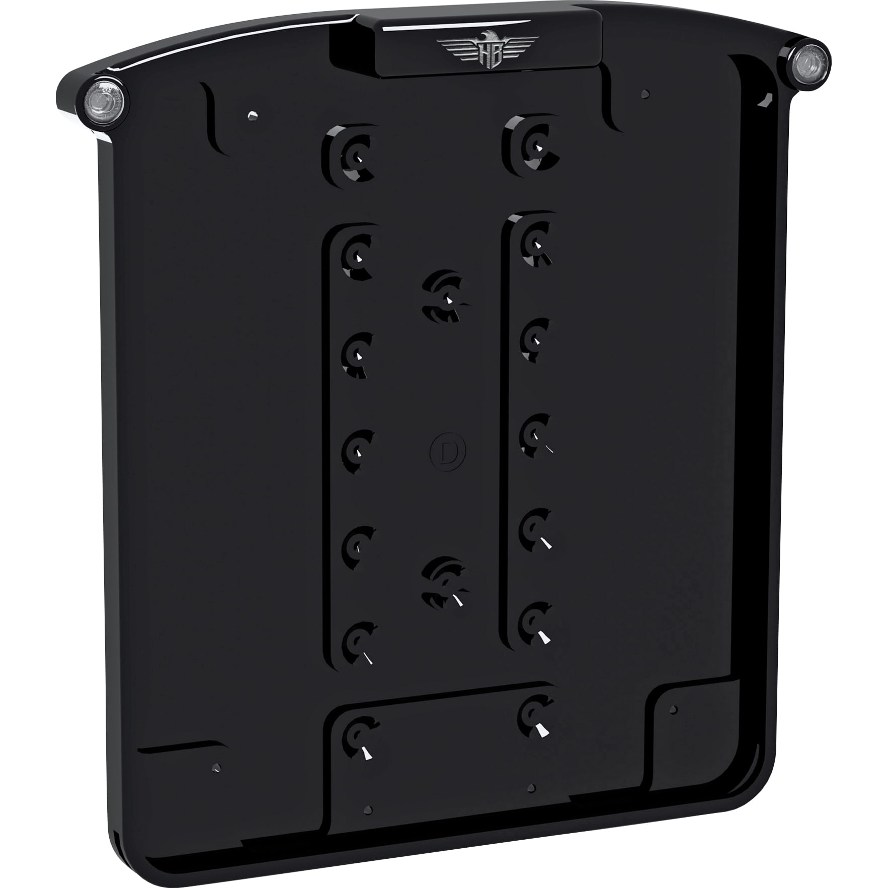 HeinzBikes All-In Nano Kennzeichenhalter CH für 180x140mm - Motorradteile & Ersatzteile - Anbauteile