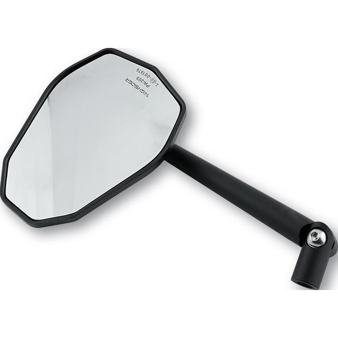 Highsider-Lenkerspiegel M10x1,25R+L Victory-X Alu schwarz-5732491113004810