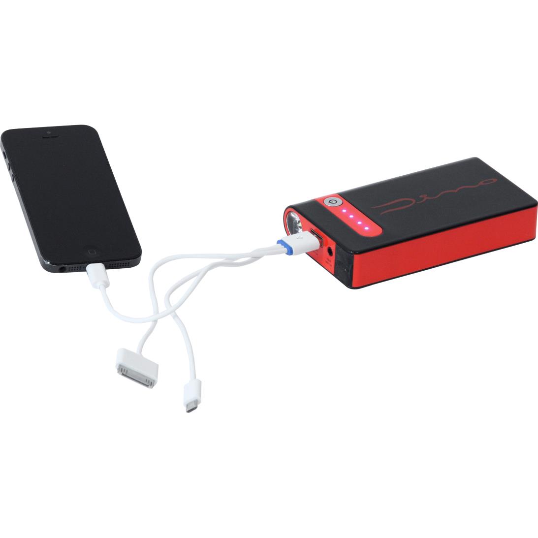 Dino KRAFTPAKET-Starthilfegerät/Powerbank 3in1, 12V, 9Ah, 400A, 33,3Wh-5711281187001003