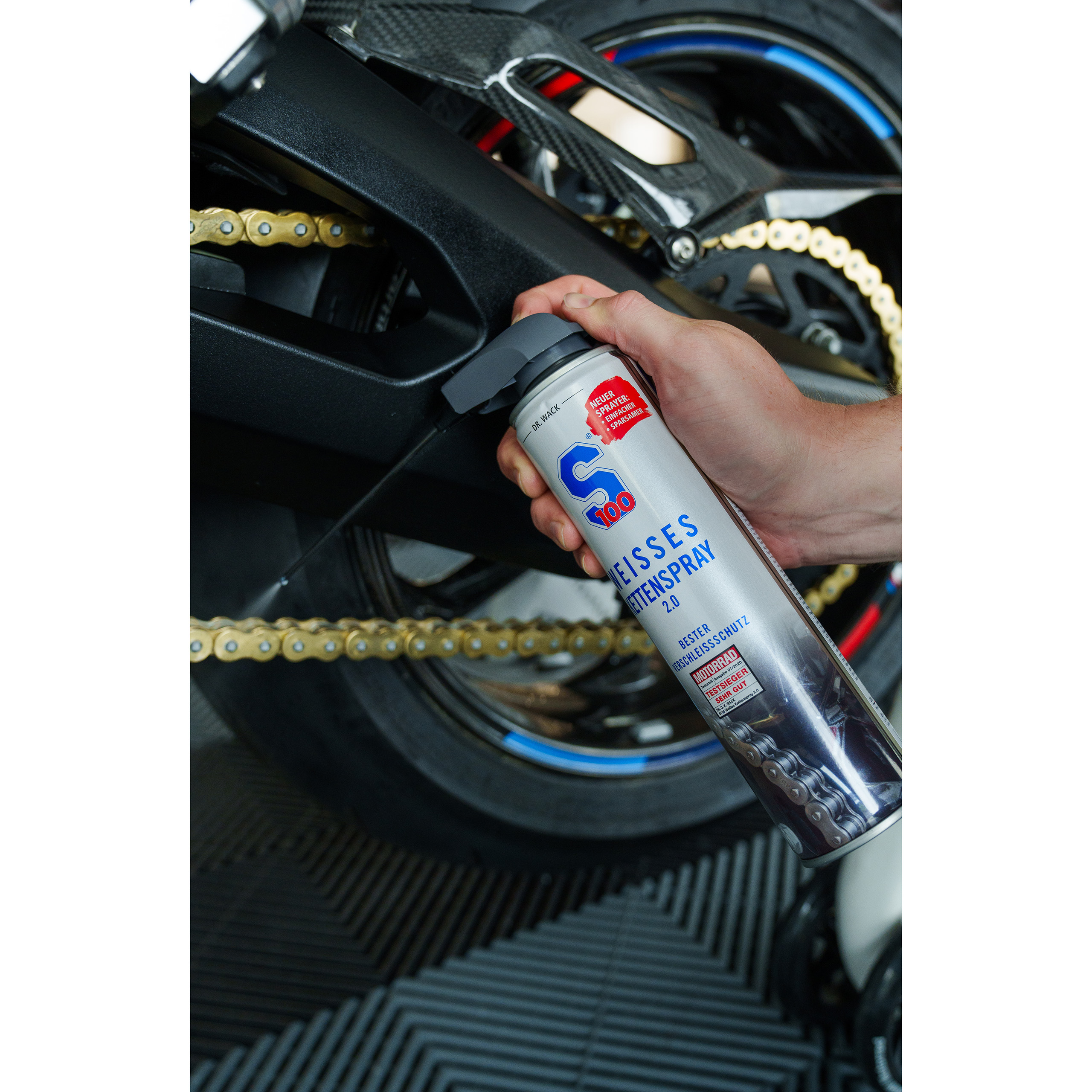 S100-Weißes Kettenspray 2.0 400 ml-0000989238000034