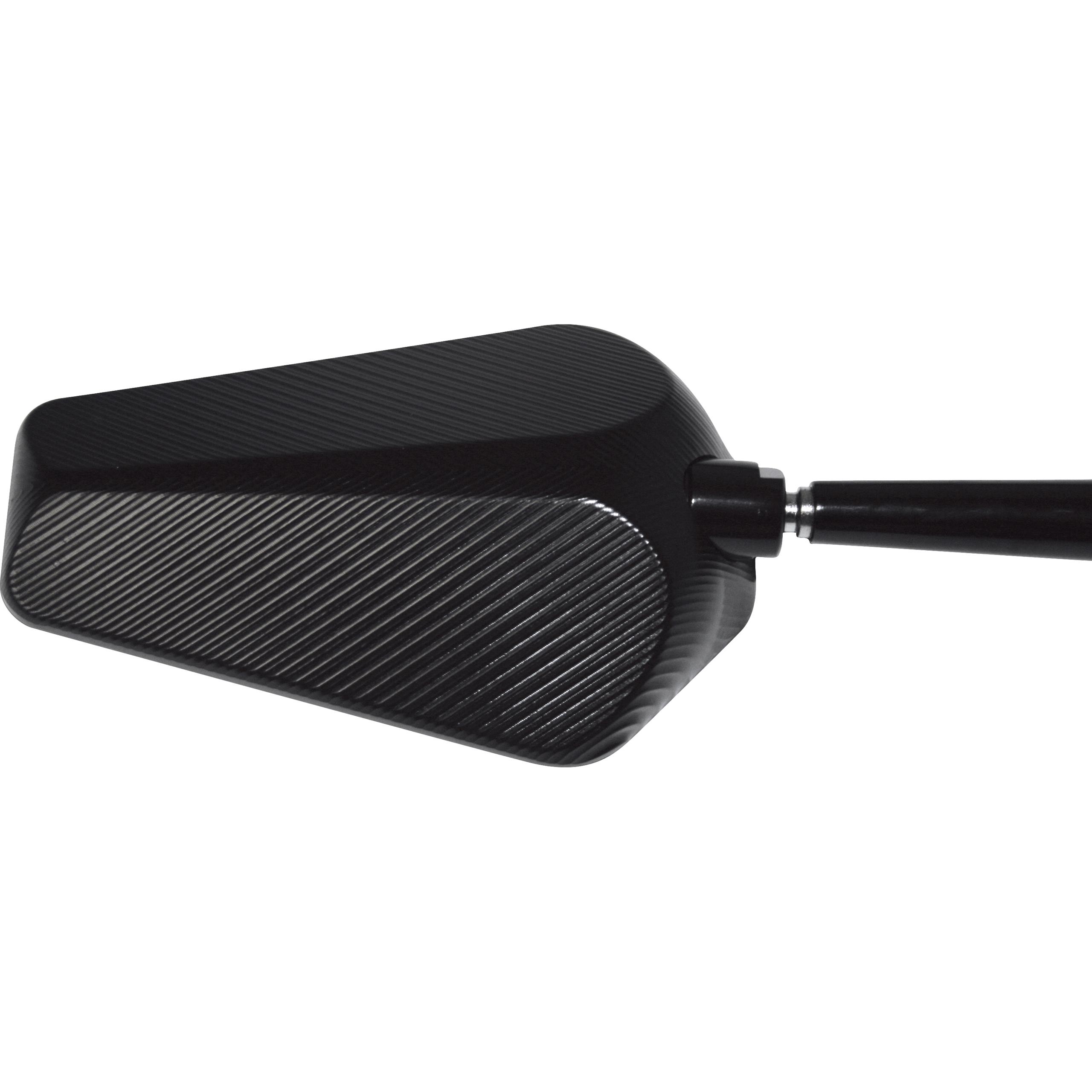 Highsider-Lenkerspiegelpaar M10x1,25R+L Prato Alu schwarz-5706341113004640