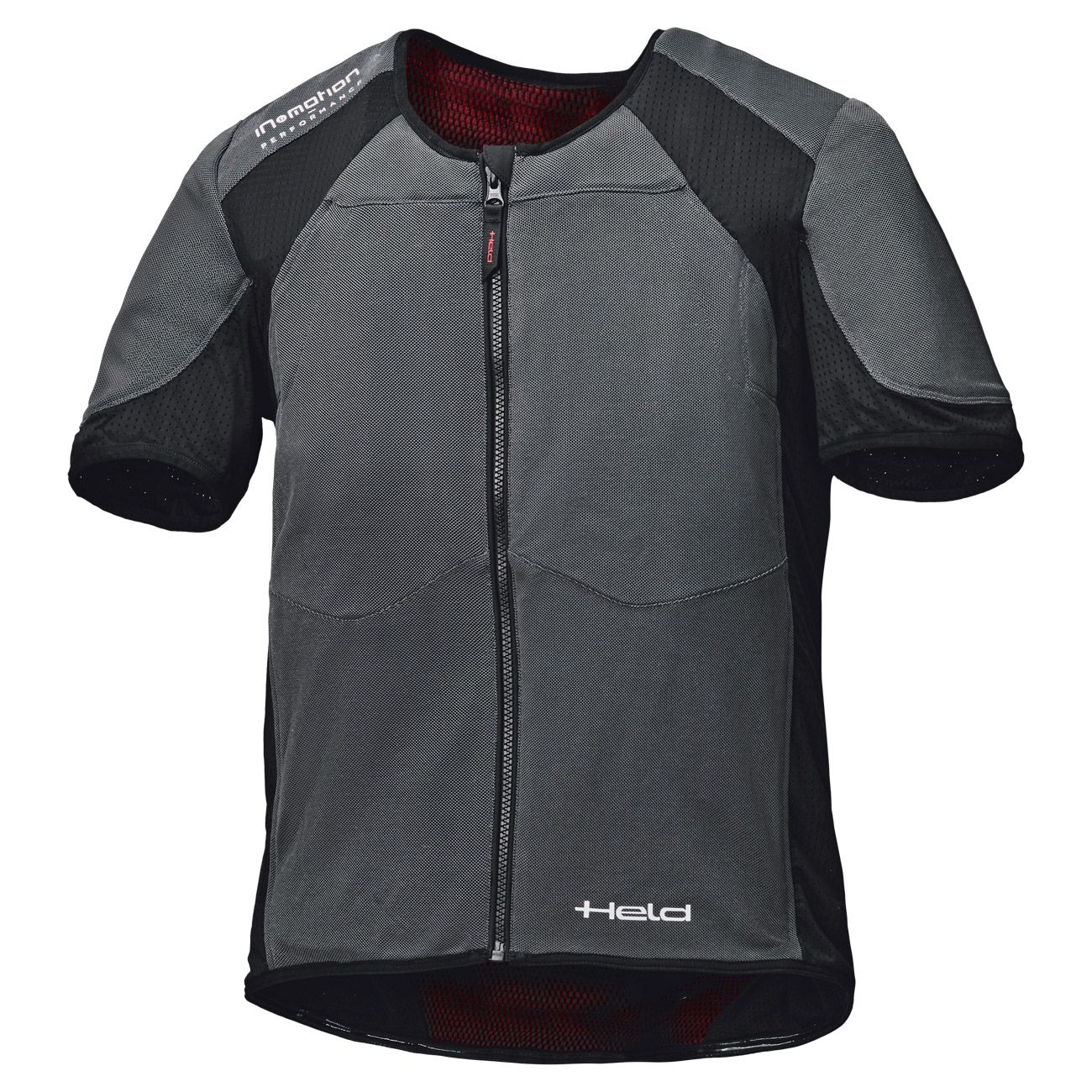 Held eVest Pro Airbag Weste schwarz/grau S - Motorradbekleidung - Motorradbekleidung Held