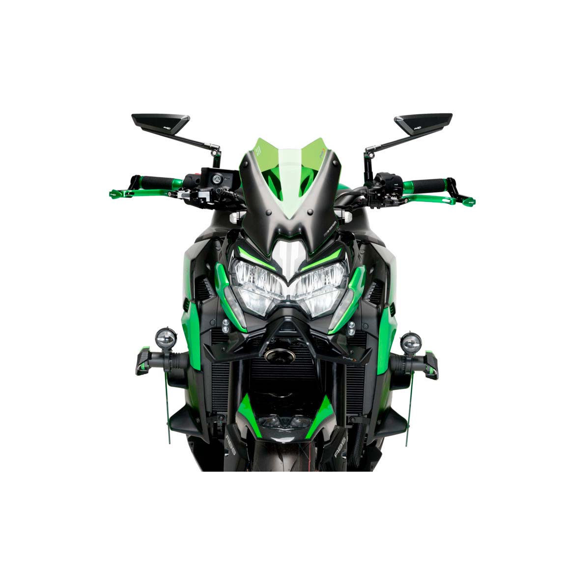 Puig Winglets Front carbonlook für Kawasaki Z 900 /SE 2020- - Motorradteile & Ersatzteile - Verkleidungen & Abdeckungen