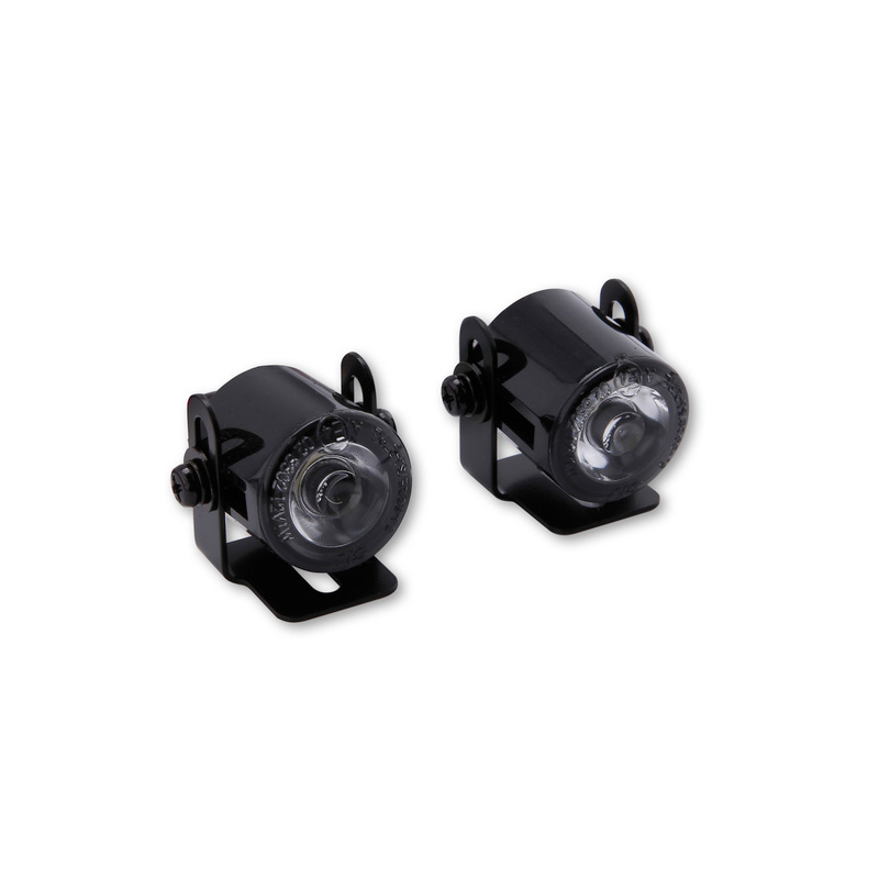 HIGHSIDER smart Standlichtpaar LED Ø24,7mm mit Universalhalter - Motorradteile & Ersatzteile - Beleuchtung