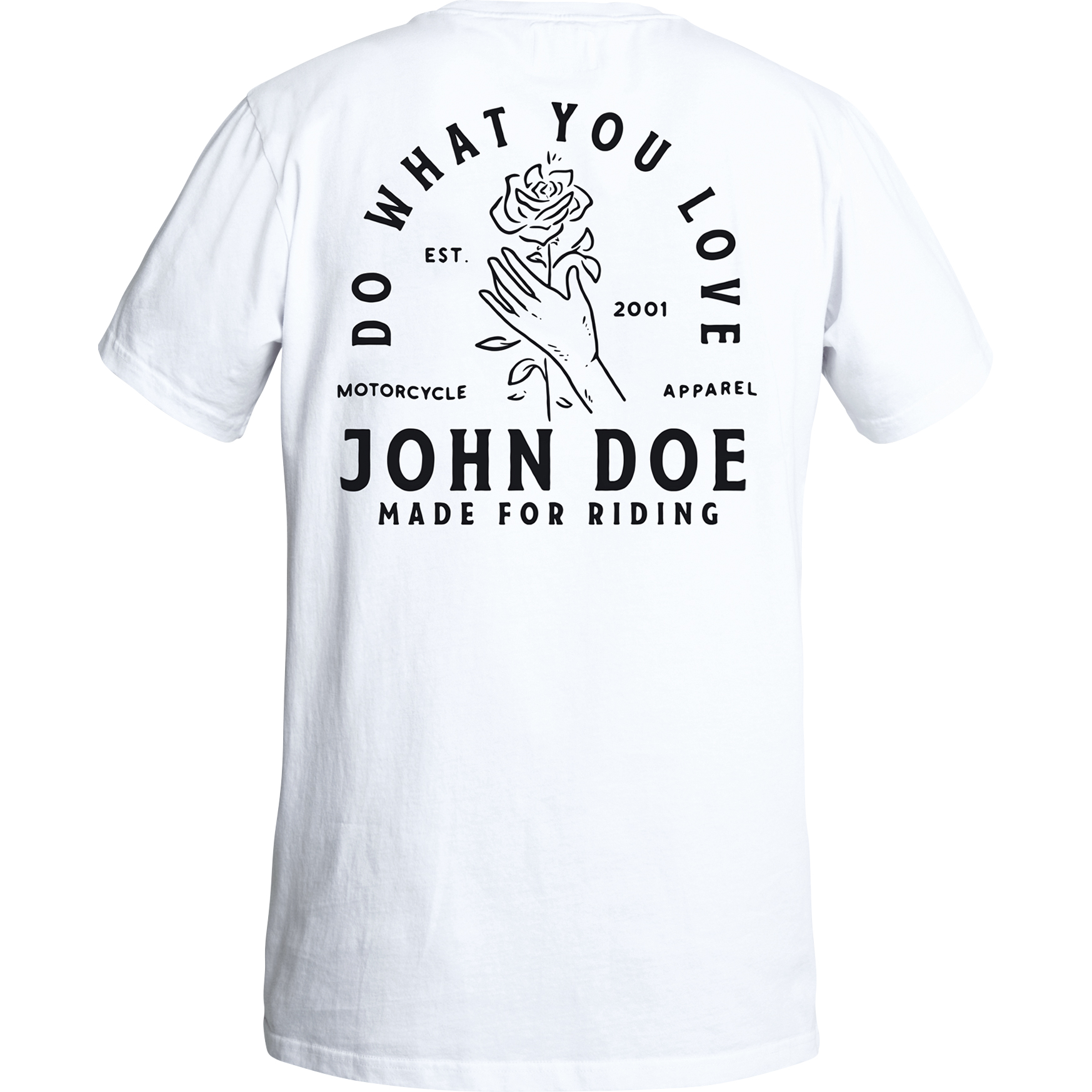 John Doe-T-Shirt Rose weiß-8021101999004