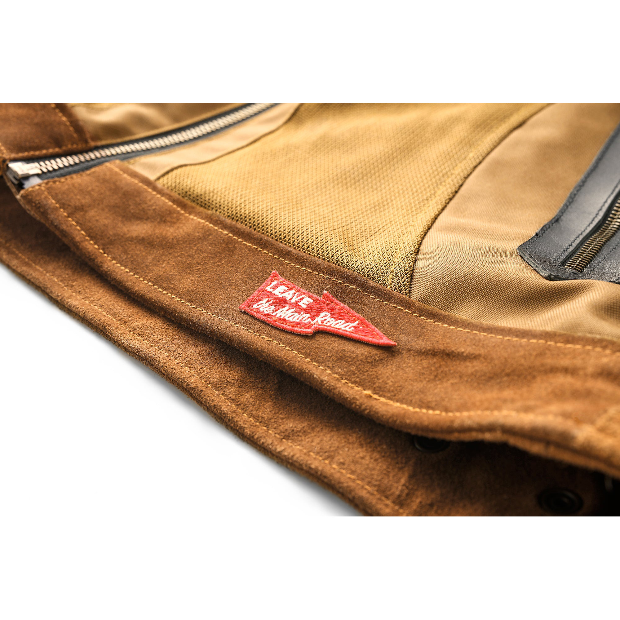 Fuel-Arizona Textil-/Wildlederjacke tan-0001950002074