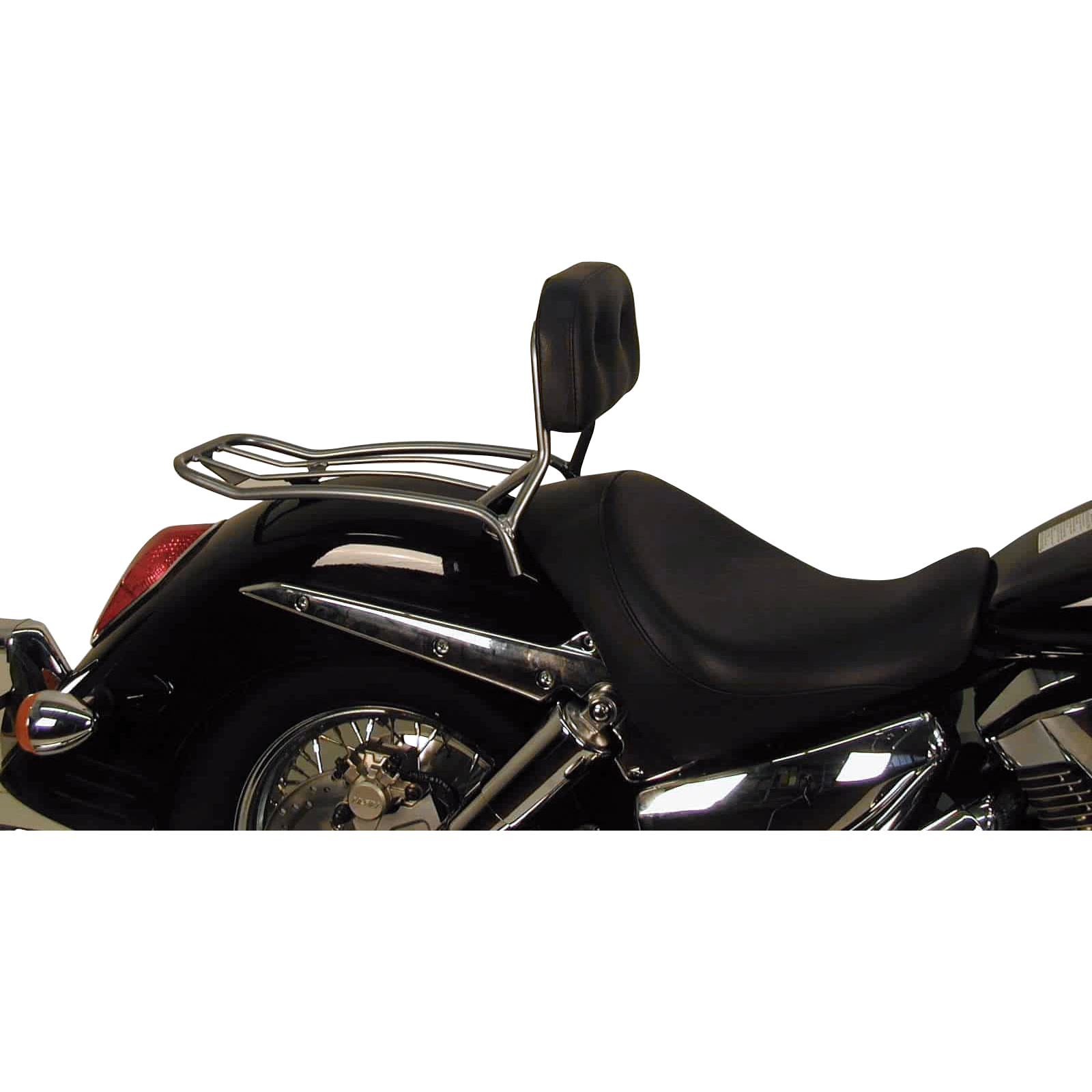 Hepco & Becker Solorack mit Rückenpolster chrom für Honda VTX 1300 - Motorradzubehör - Motorradgepäck