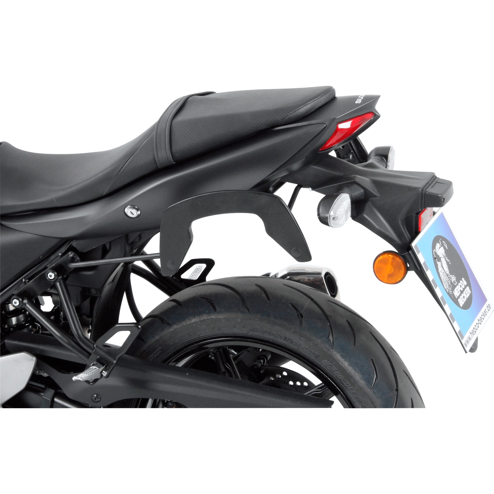 Hepco & Becker C-Bow Seitentaschenhalter schwarz für Suzuki SV 650 X - Motorradzubehör - Motorradgepäck