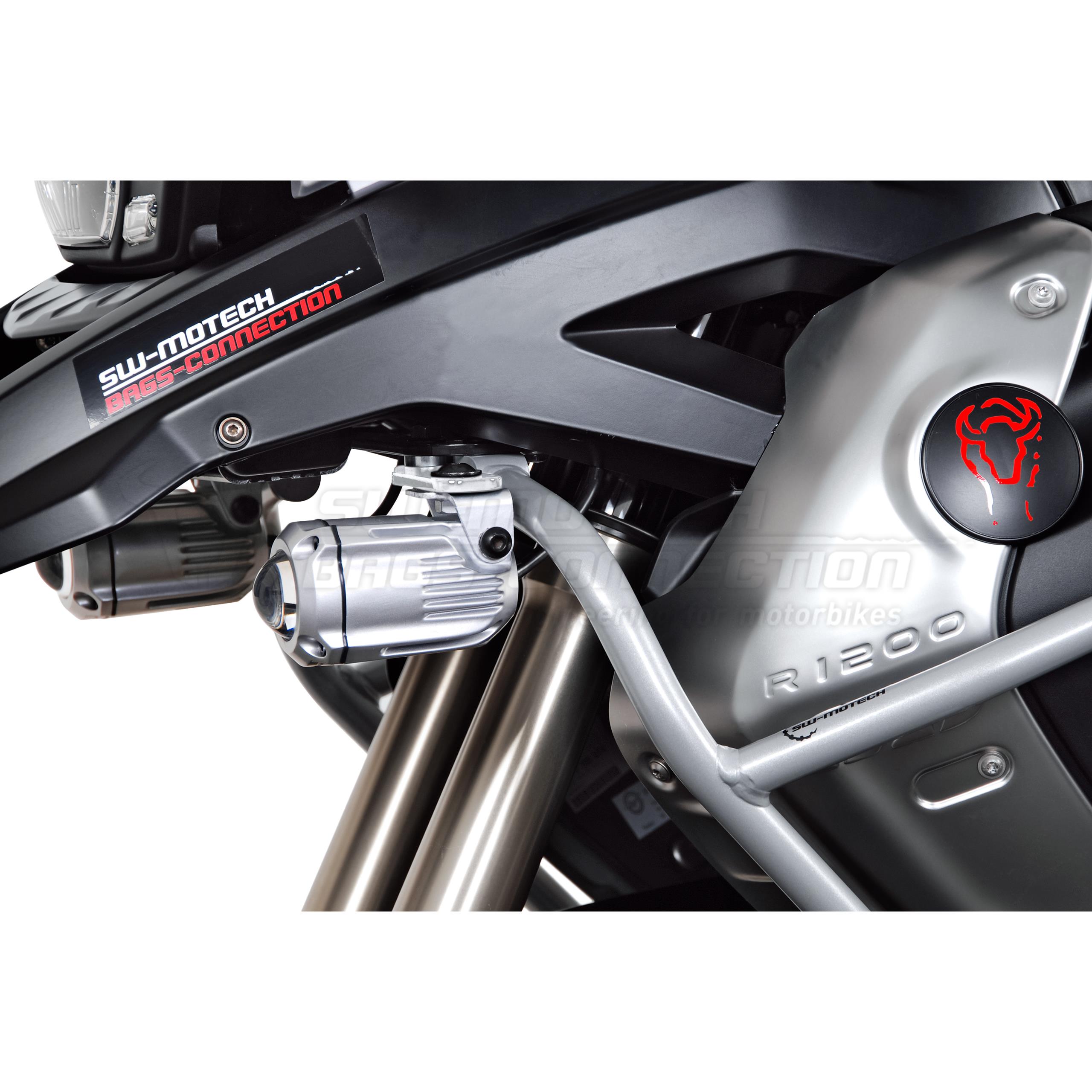 SW-MOTECH Hawk Scheinwerferhaltesatz für BMW R 1200 GS 2008-2012 - Motorradteile & Ersatzteile - Beleuchtung