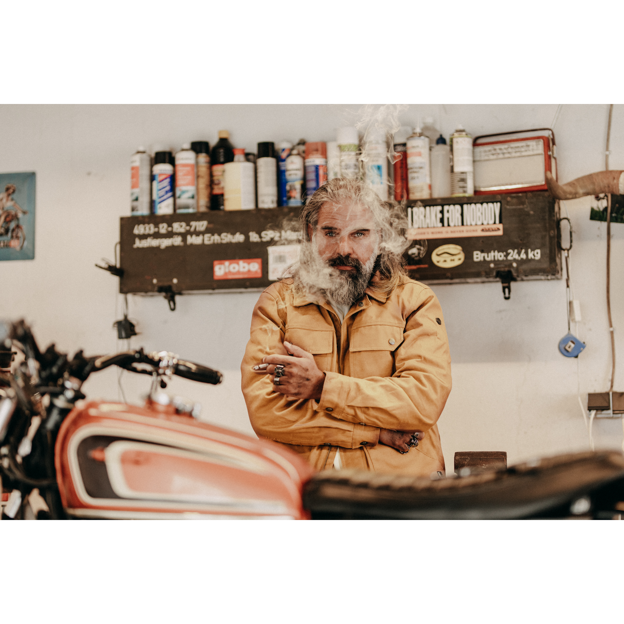 Spirit Motors-Canvas Textiljacke 1.0 beige XXL-2015871999050012