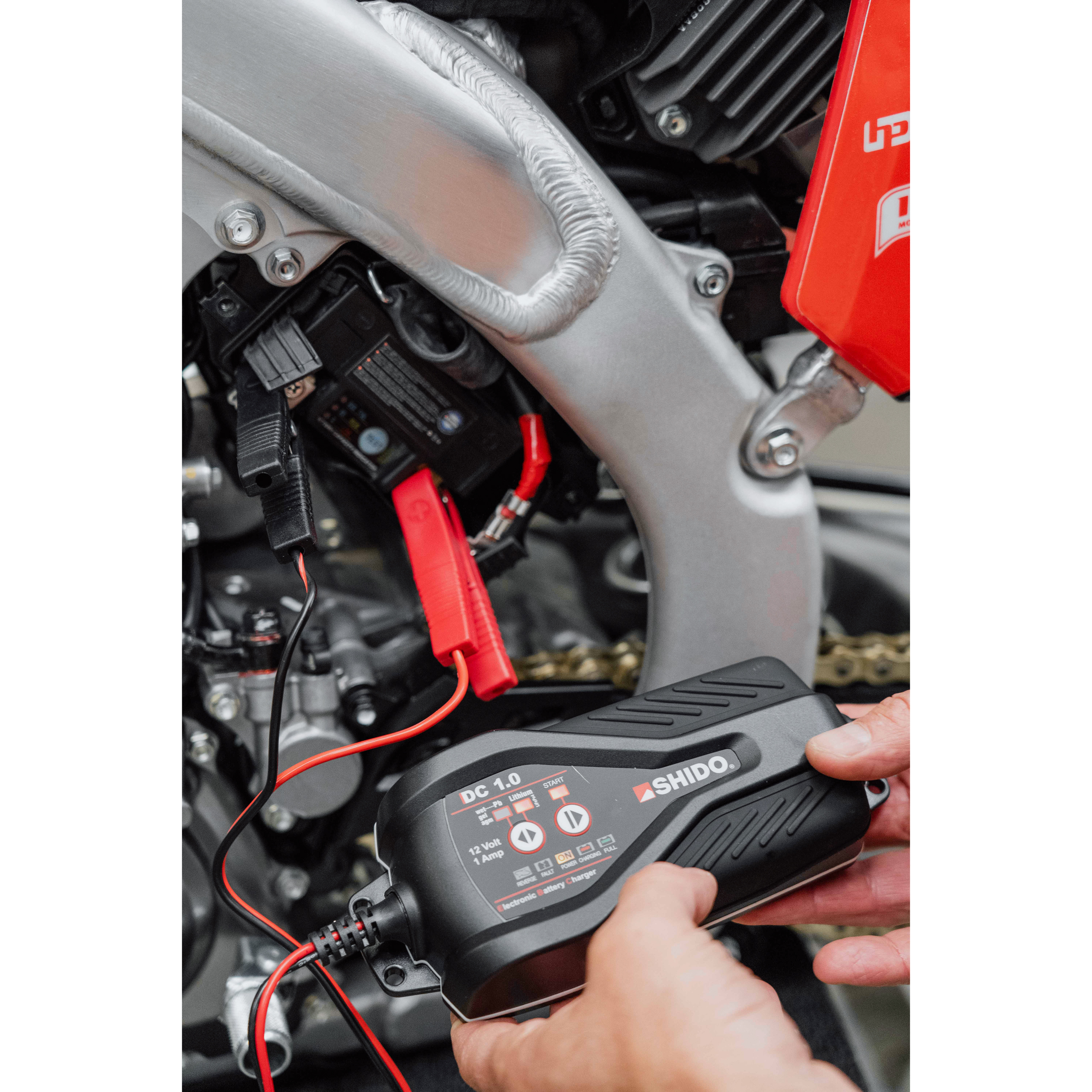 Shido-Batterieladegerät Dual Canbus 1A schwarz für Lithium+Säure-5750071184001050