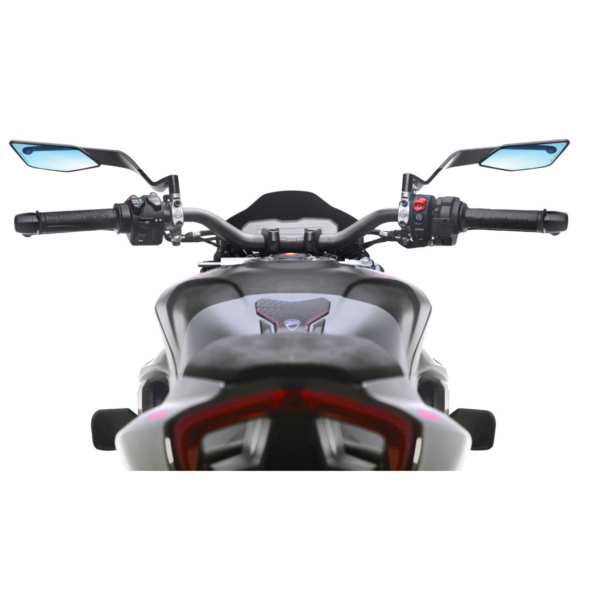 Rizoma-Lenkerspiegelpaar ohne Aufnahme Stealth-Max Naked BSN140-0001256113000001