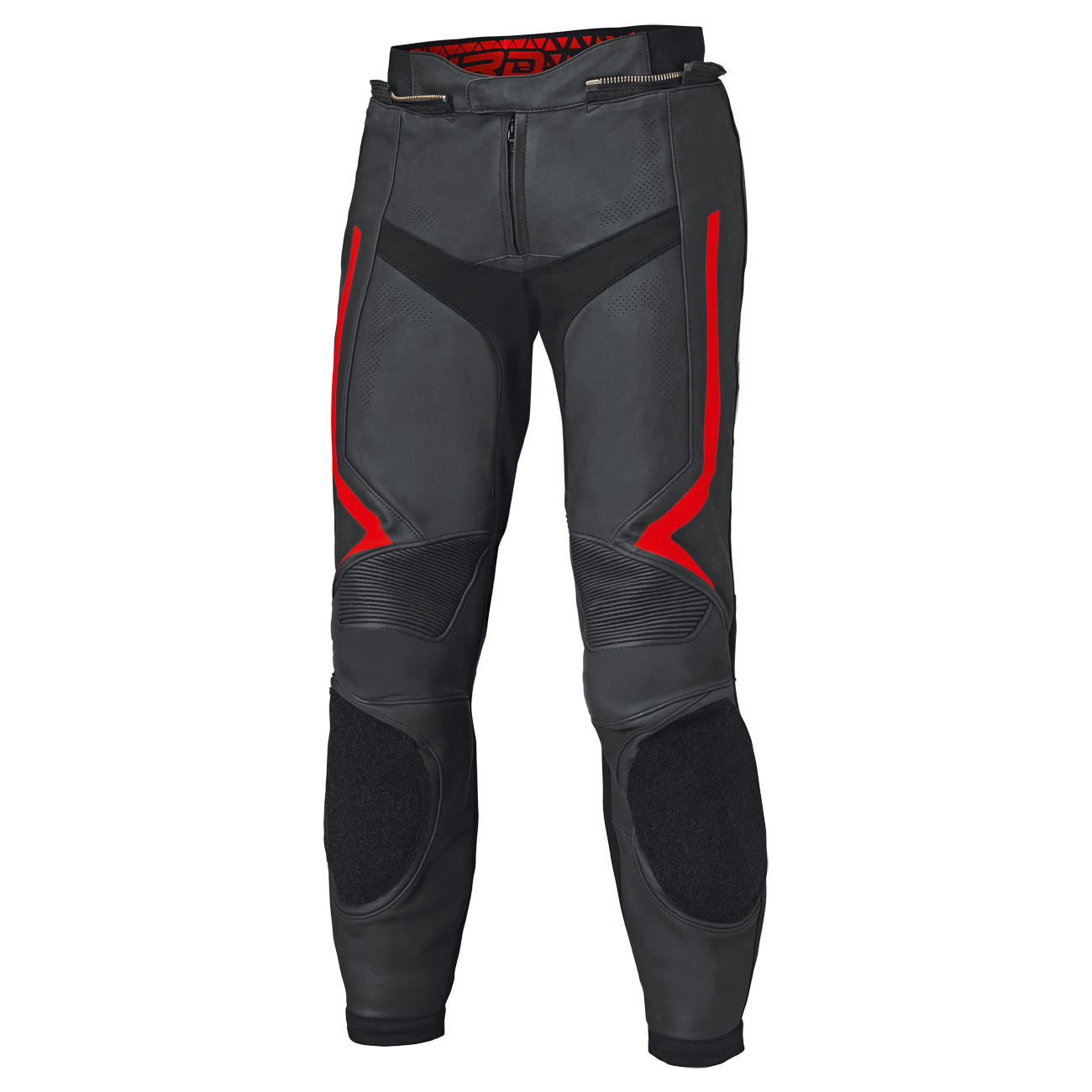 Held-Street Rocket 4 Lederhose schwarz/neonrot 48-0000801999086305