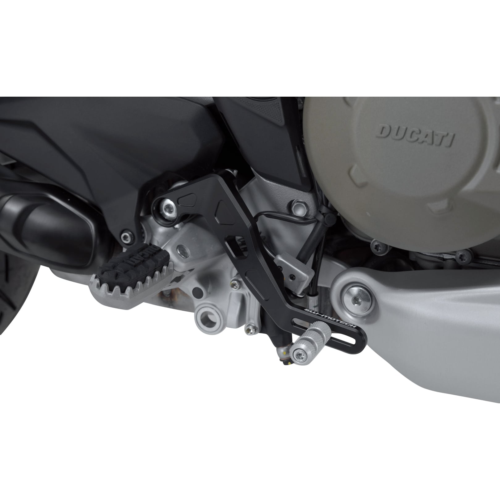 SW-MOTECH Fußbremshebel Alu schwarz für Ducati Multistrada V4 - Motorradteile & Ersatzteile - Fußrasten & Hebel