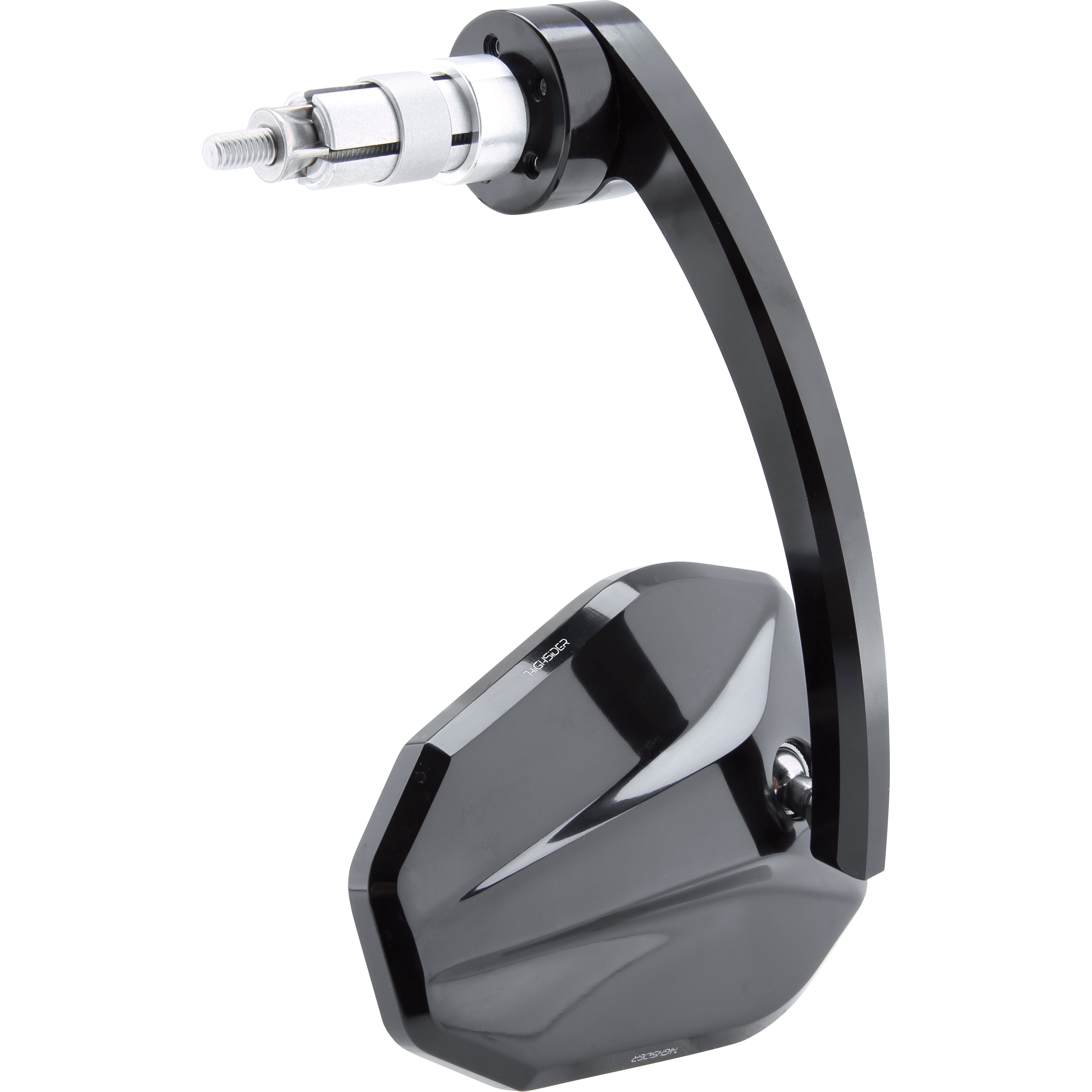 Highsider-Lenkerendenspiegel für 12-22mm Victory EVO Alu schwarz-5699991112004500