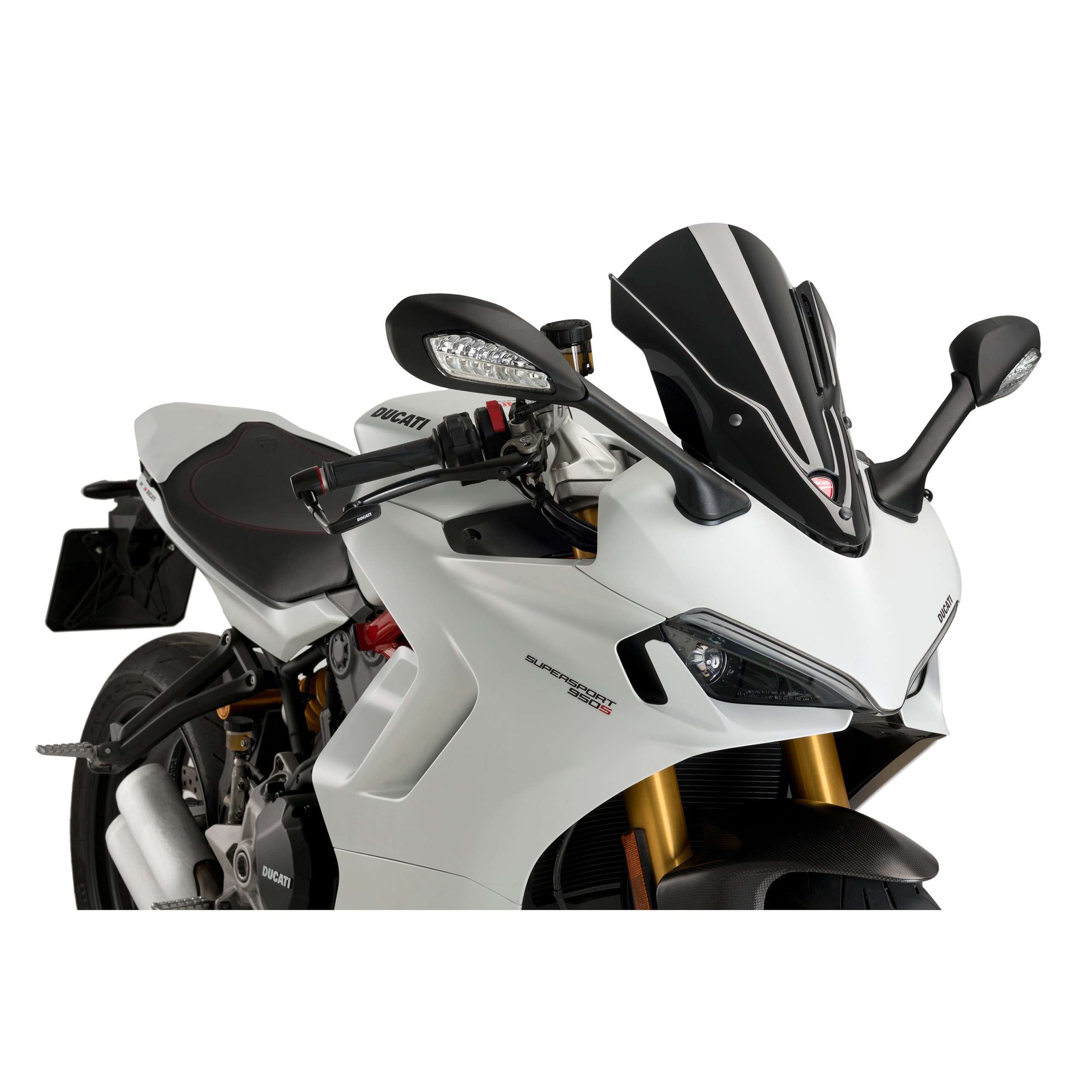 Puig Verkleidungsscheibe Z-Racer schwarz für Supersport 939/950 - Motorradteile & Ersatzteile - Verkleidungen & Abdeckungen