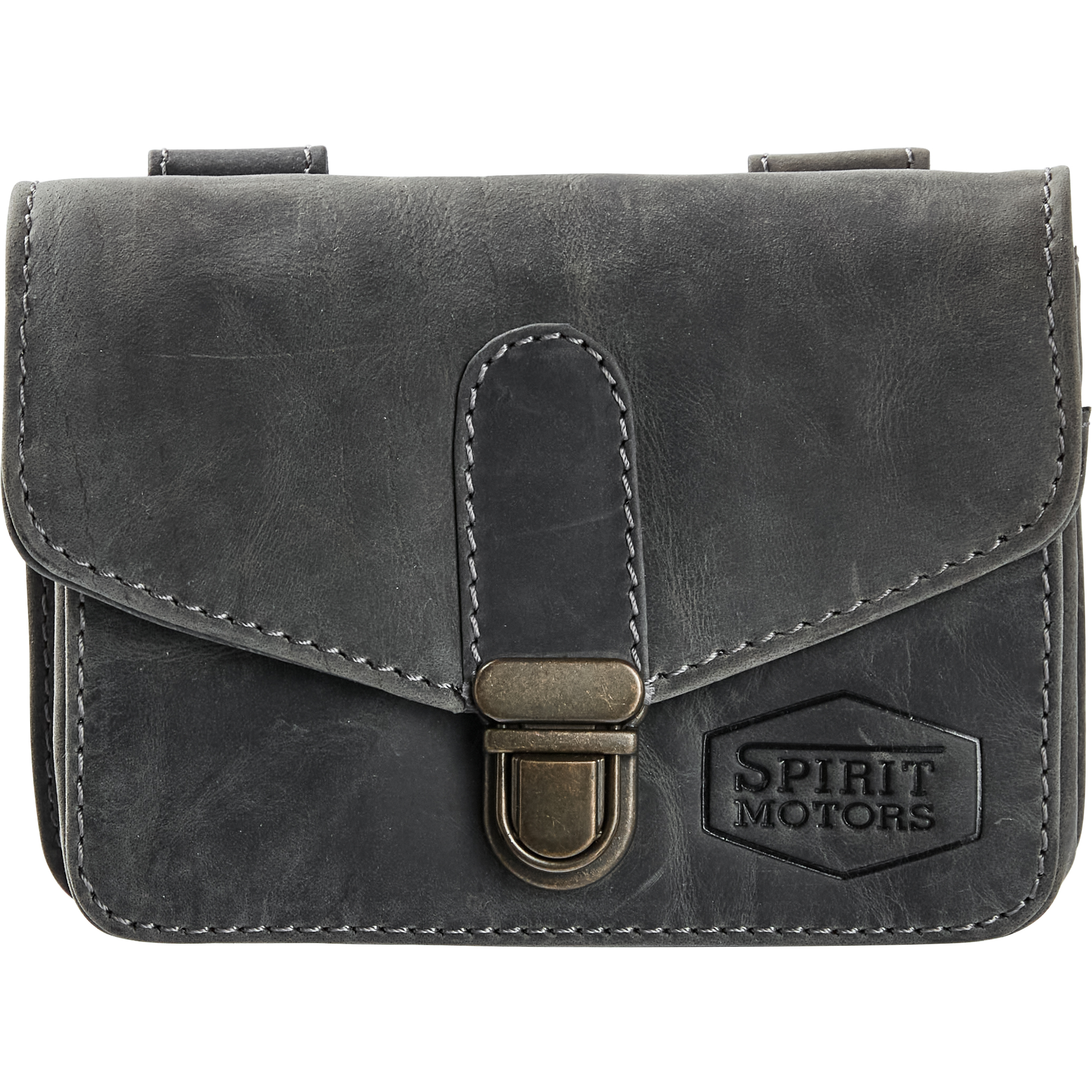 Sac ceinture cuir vintage Spirit Motors 0,4 litre noir
