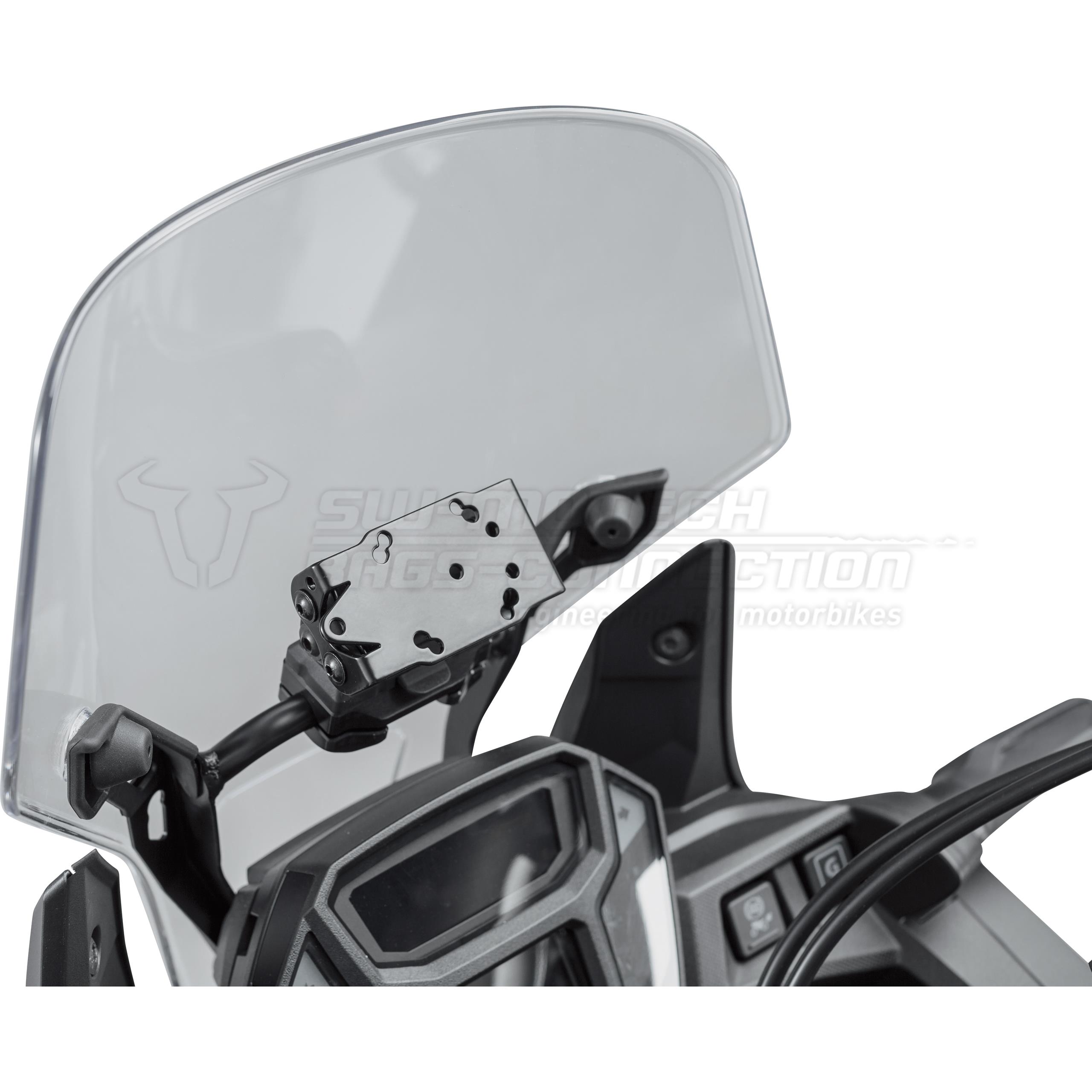 SW-MOTECH Navi-Halter Quick-Lock an Rohr 10/12 mm - Motorradzubehör - Multimedia