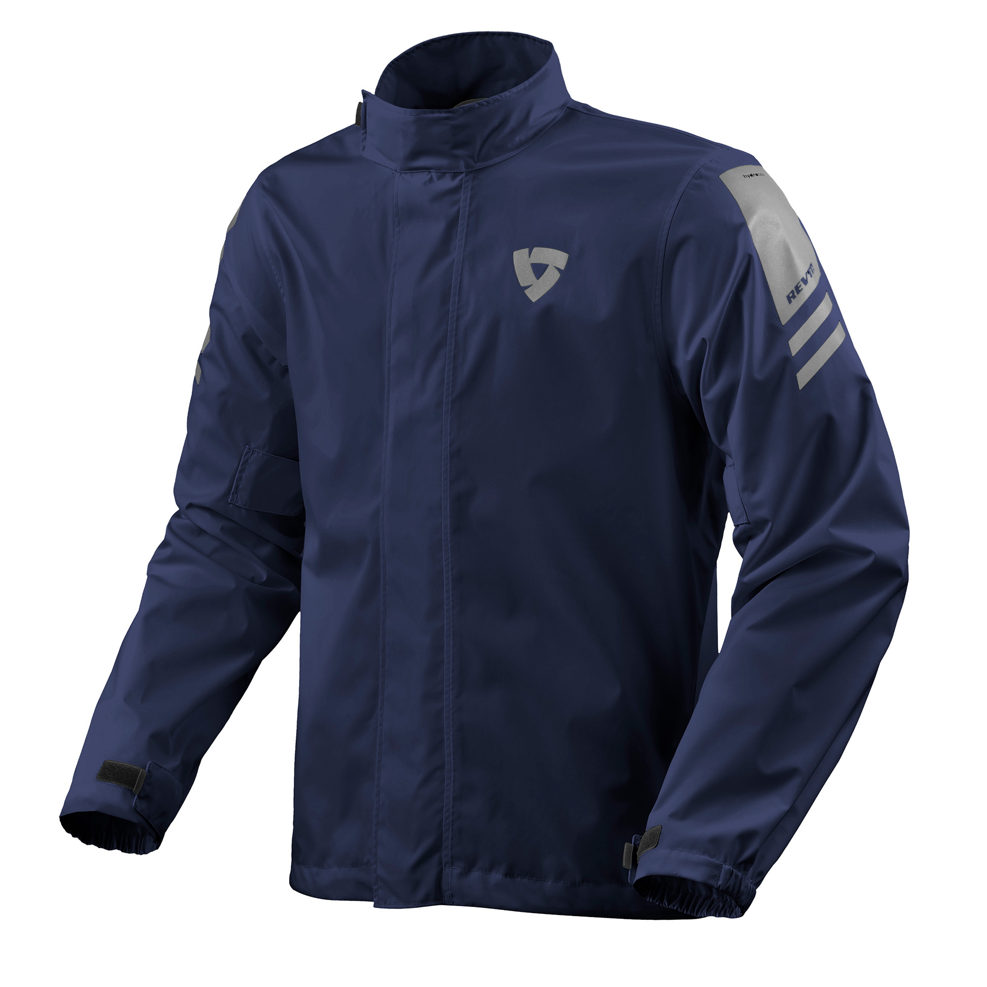 REV'IT! Cyclone 4 H2O Regenjacke dunkelblau M - Motorradbekleidung - Wetterschutzkleidung