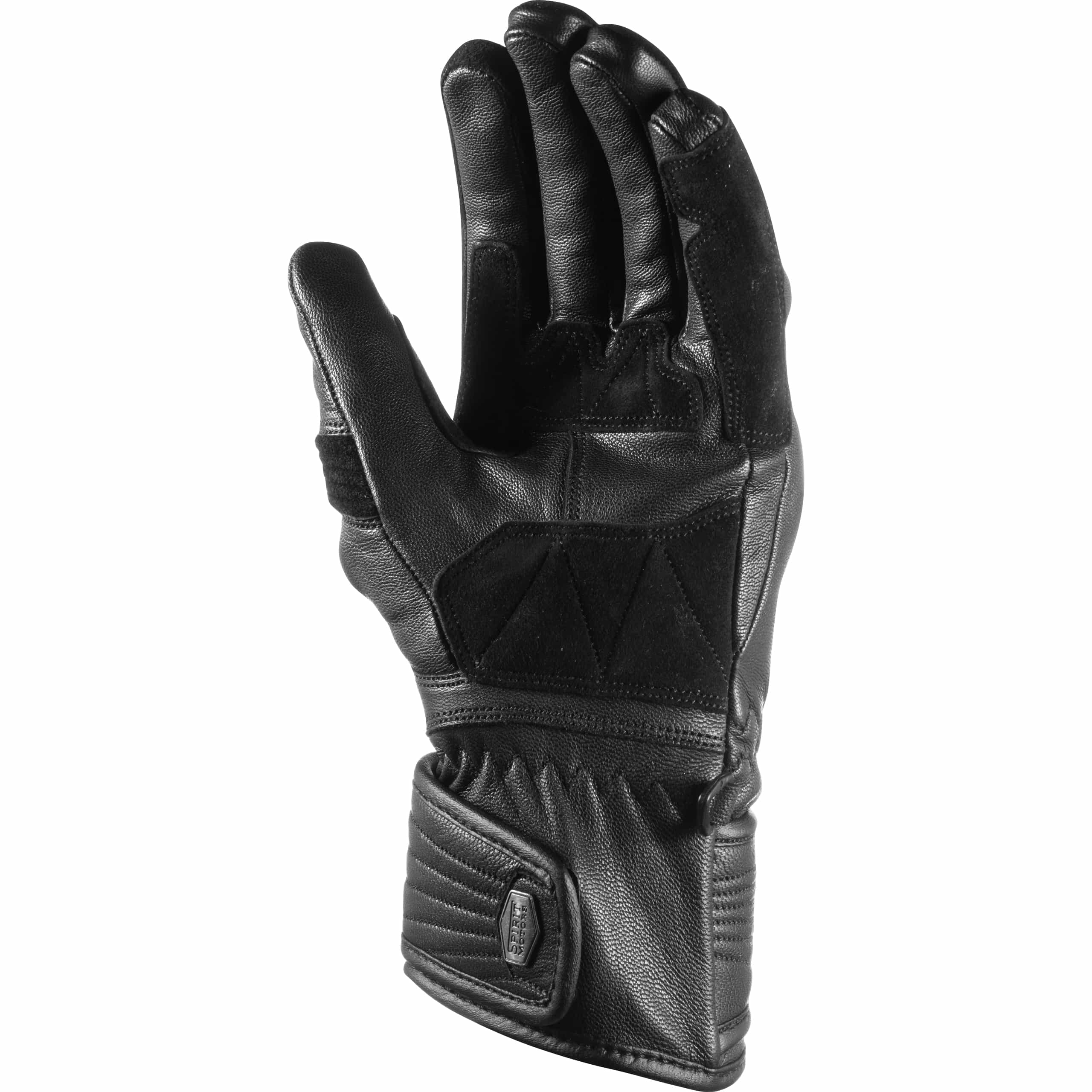 Spirit Motors-Sandy Outlaw WP Damen Lederhandschuh lang schwarz-3115281006001