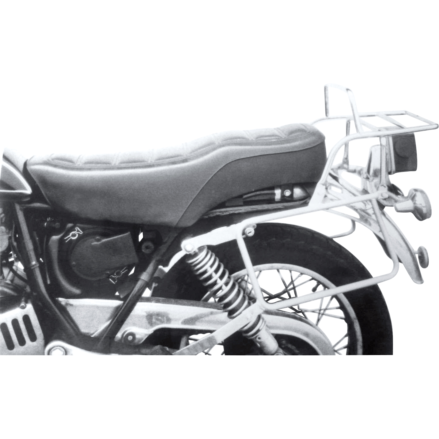 Hepco & Becker Komplett-Kofferträger chrom für Suzuki GN 250 1984-1999 - Motorradzubehör - Motorradgepäck