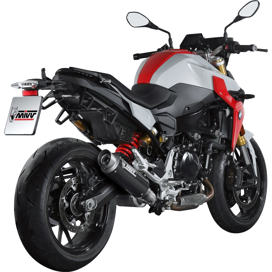 MIVV GP Pro Auspuff B.038.L2P Carbon für BMW F 900 R - Motorradteile & Ersatzteile - Auspuff