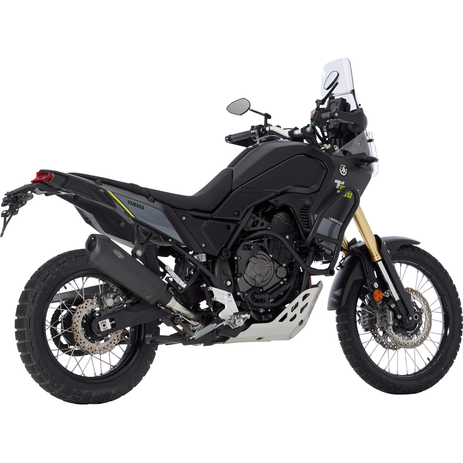 Shark exhaust DSX-10 Auspuff schwarz für Yamaha Tenere 700 - Motorradteile & Ersatzteile - Auspuff