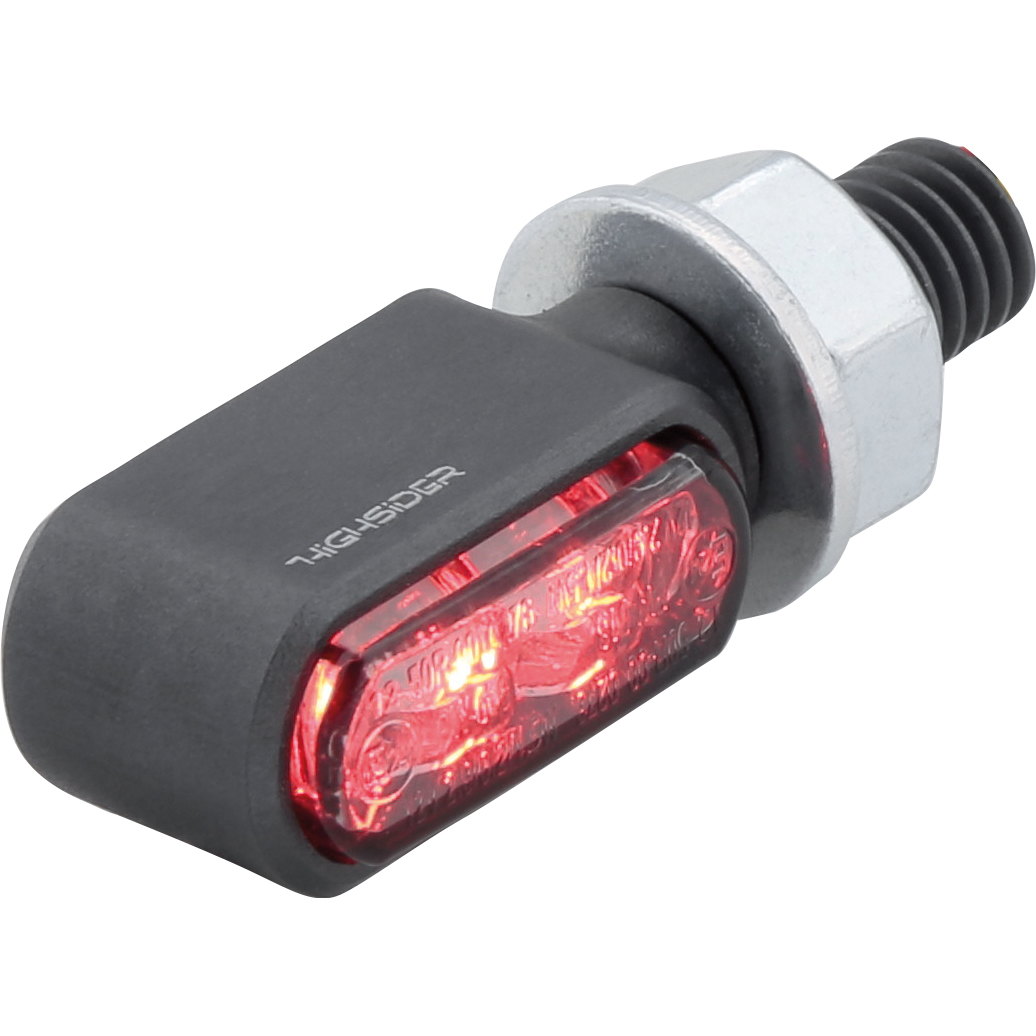 Highsider-LED Rücklicht-/Blinkerpaar Little Bronx M8 titan-5740331020001683