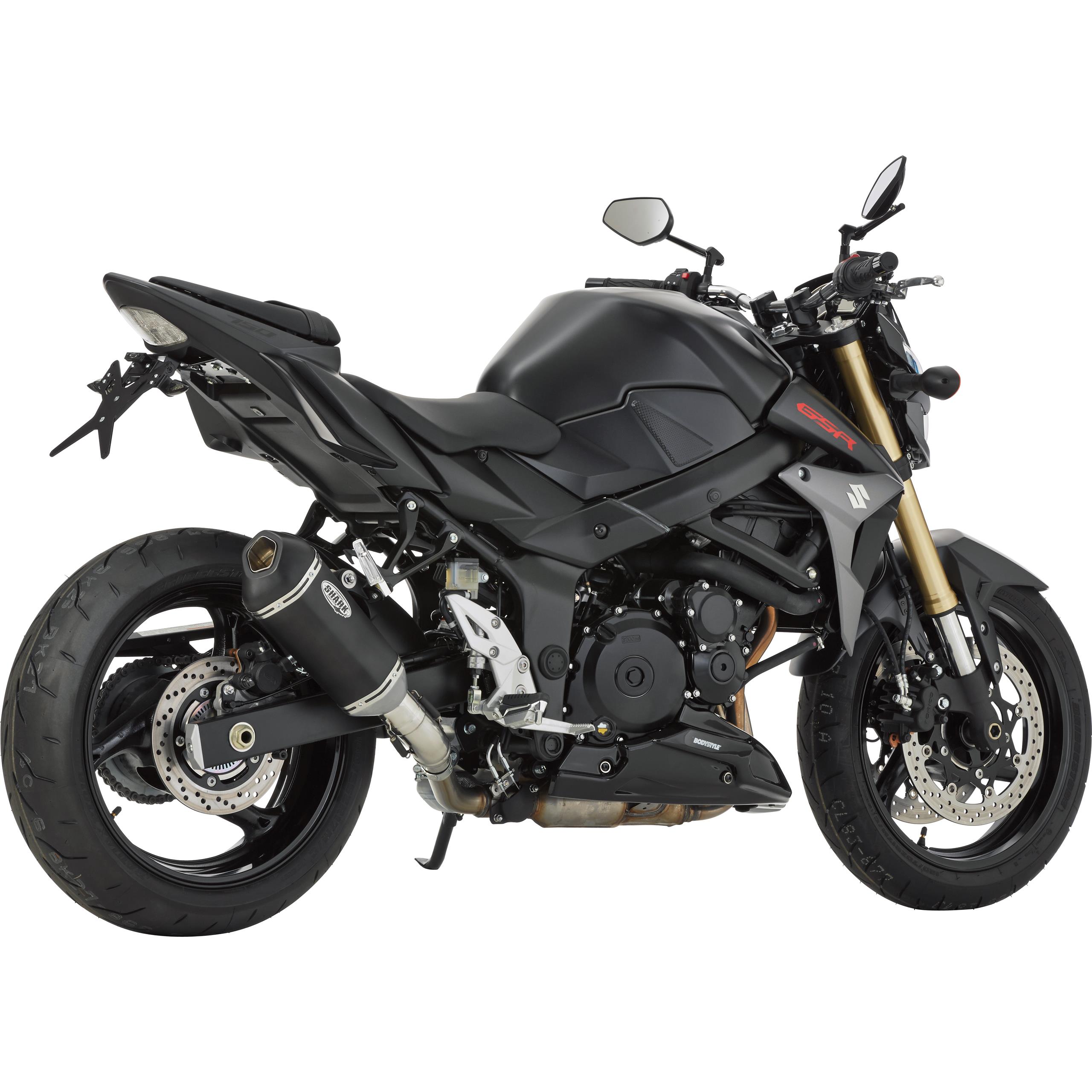 Shark exhaust DSX-10 Auspuff Short für Suzuki GSR 750 schwarz - Motorradteile & Ersatzteile - Auspuff