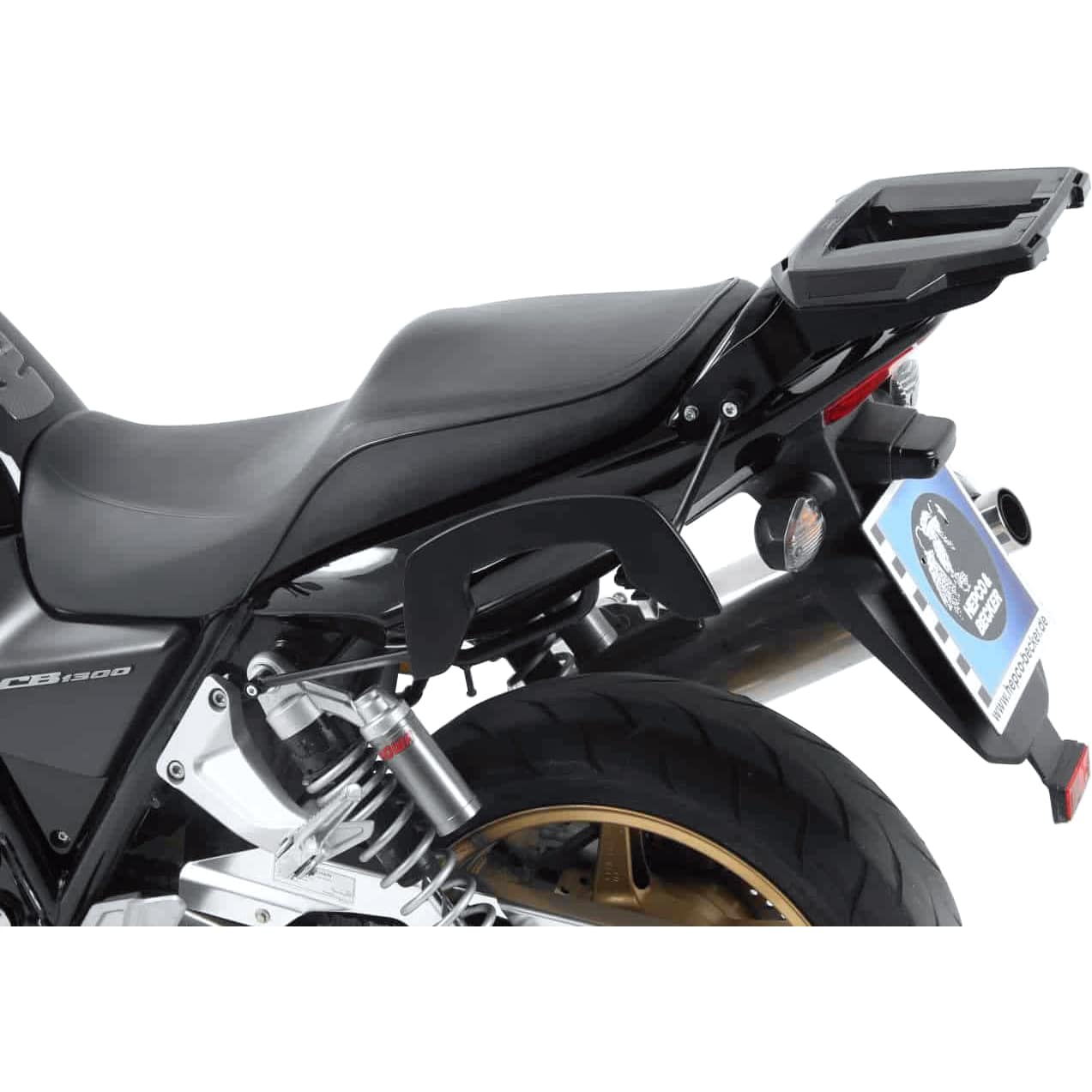 Hepco & Becker Gepäckträger Alurack schwarz für Honda CB 1300 /S 2003-2009 - Motorradzubehör - Motorradgepäck