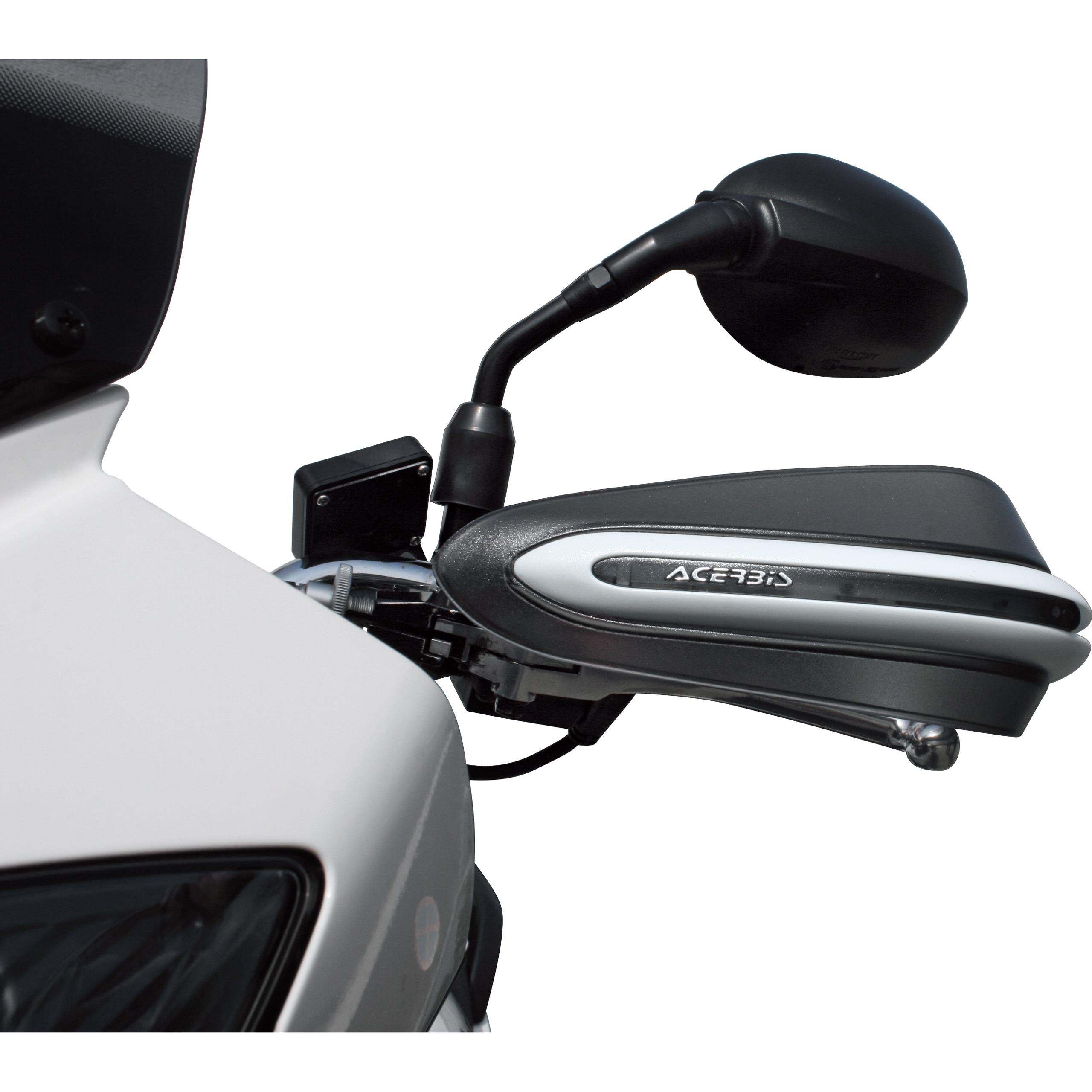 Acerbis Dual Road Handschützer 1-Punkt weiß - Motorradbekleidung - Motorradhandschuhe