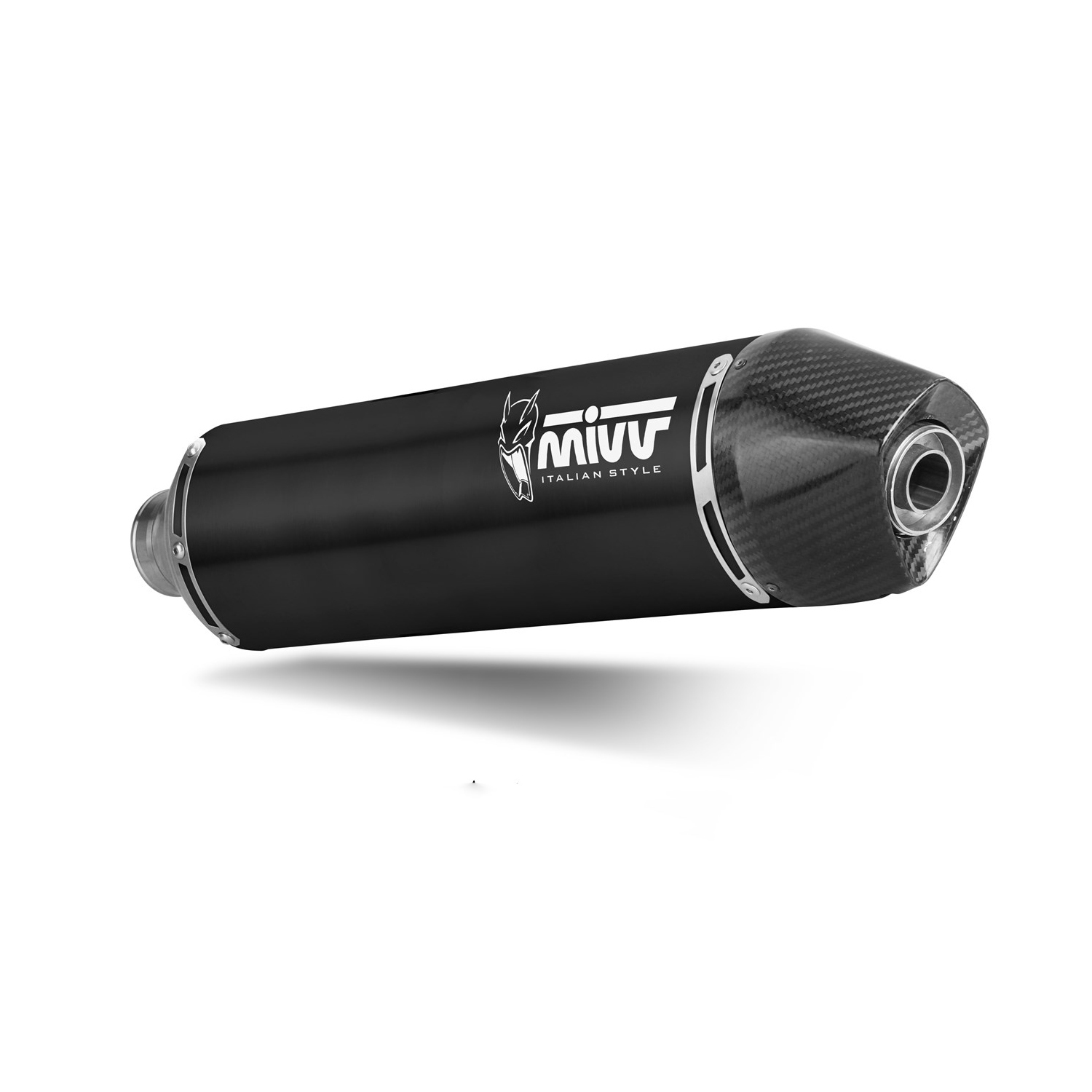 MIVV Auspuff STR1 M.KT.031.KXBC schwarz für SMC R/Enduro R 19-20 - Motorradteile & Ersatzteile - Auspuff