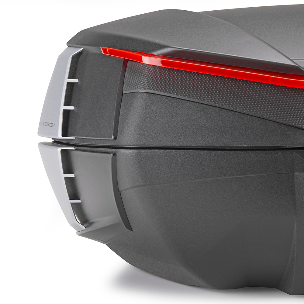 Givi-Topcase Monokey® V49N Air 49 Liter schwarz/silber/rot-0001830204000000
