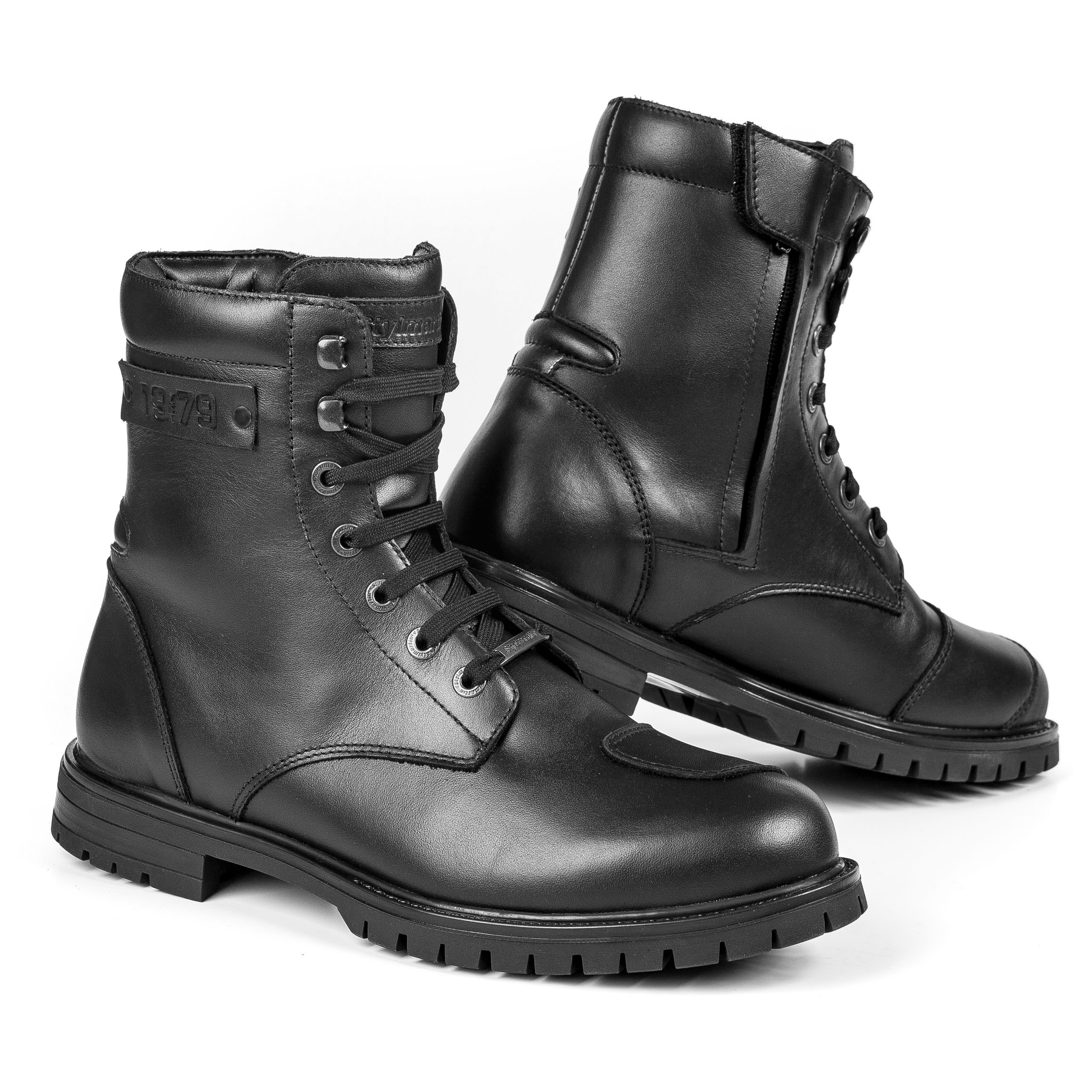 Stylmartin-Jack WP Motorradschnürstiefel schwarz-0001846999001