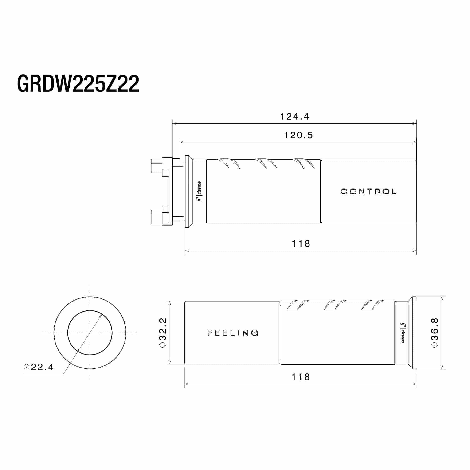 Rizoma-Lenkergriffe Icon Ride by Wire-0000094339001002