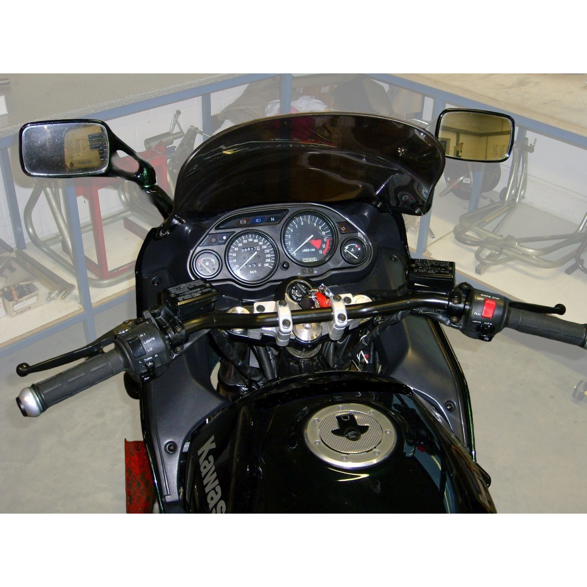 LSL Lenkerumbau Superbike-Kit 22mm für Kawasaki GPZ 1100 95-98 - Motorradteile & Ersatzteile - Lenker, Griffe & Hebel